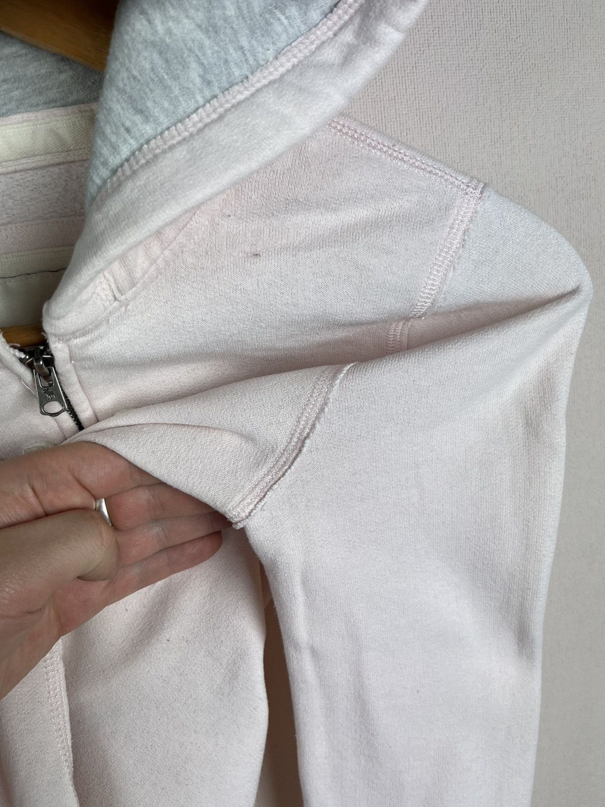 Abercrombie & Fitch Abercrombie & Fitch Y2K Muscle Women's Zip Up Hoodie White Size XL / US 12-14 / IT 48-50 - 5 Thumbnail