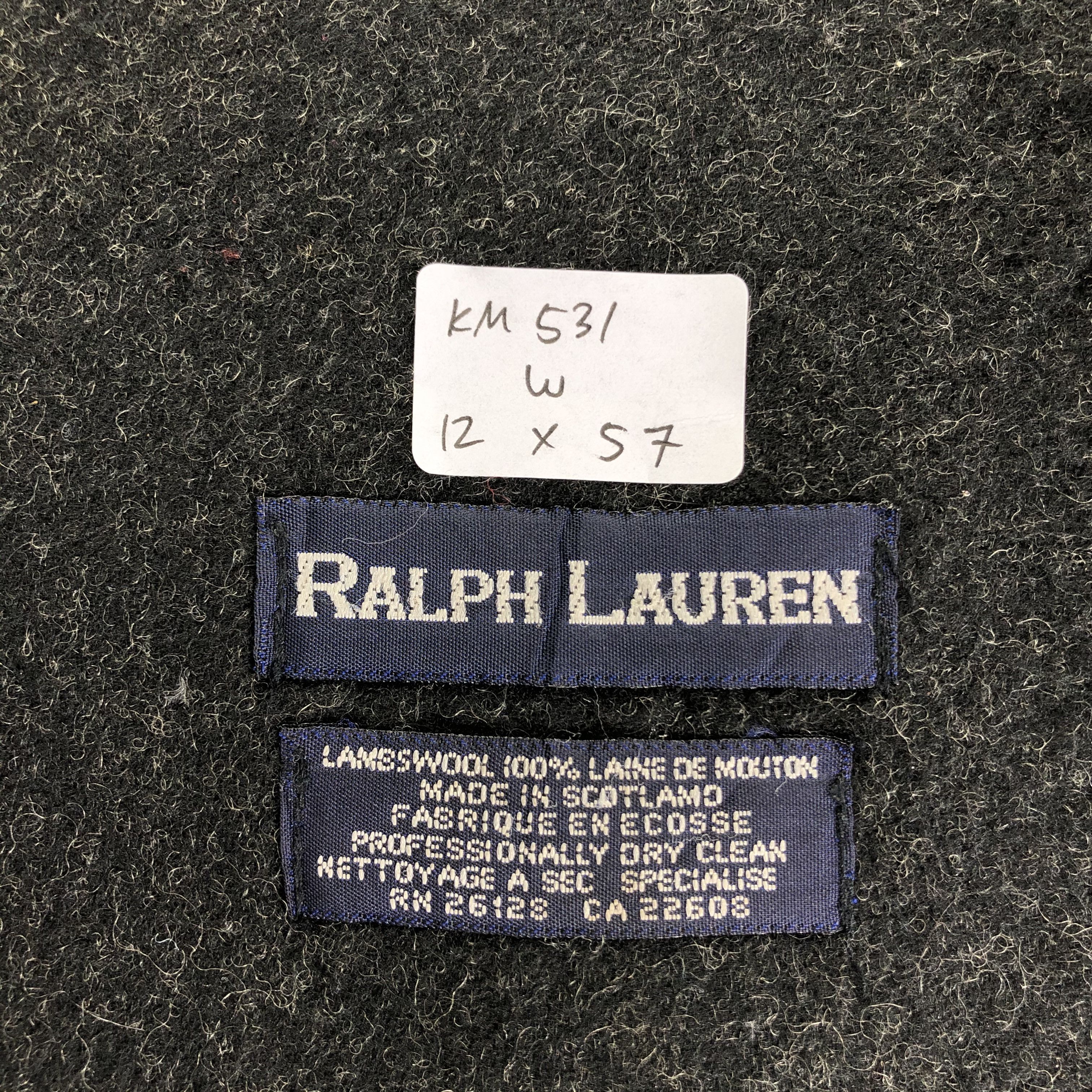 Ralph Lauren × Vintage Ralph Lauren Scarf / Muffler / Neckwear - KM531 Size ONE SIZE - 6 Thumbnail