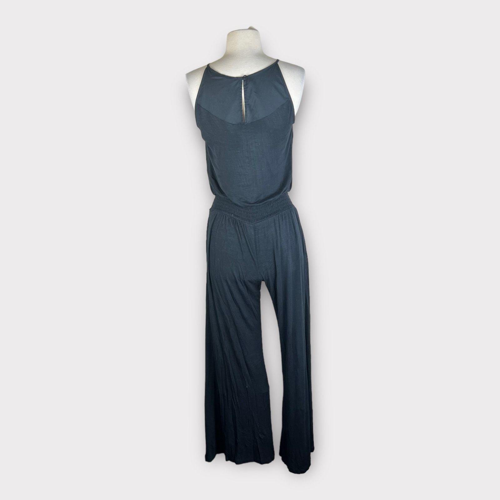 Nordstrom Chelsea and Violet | Boho Indie Wide Leg Jumpsuit | Black Size 26" / US 2 / IT 38 - 9 Thumbnail