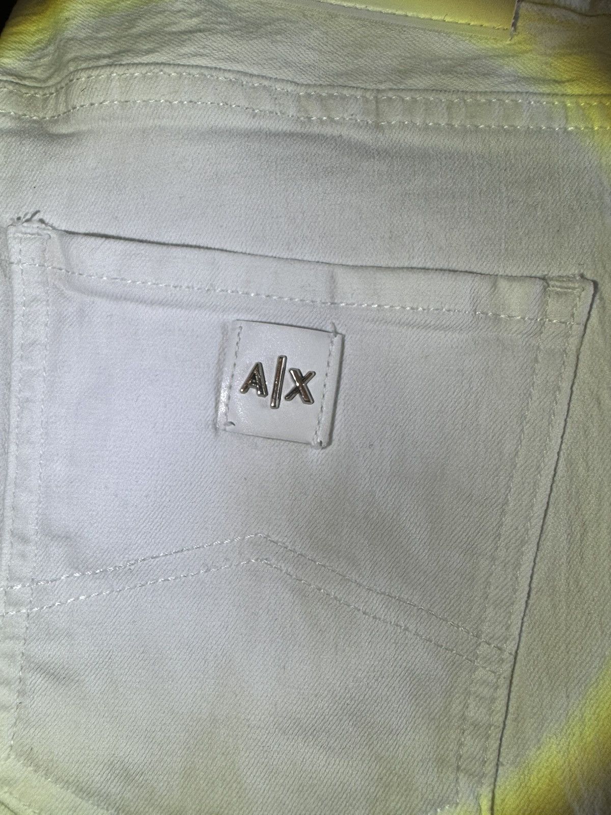 Armani Exchange White MENS Armani exchange jeans 32 SLIM Size US 32 / EU 48 - 1 Thumbnail