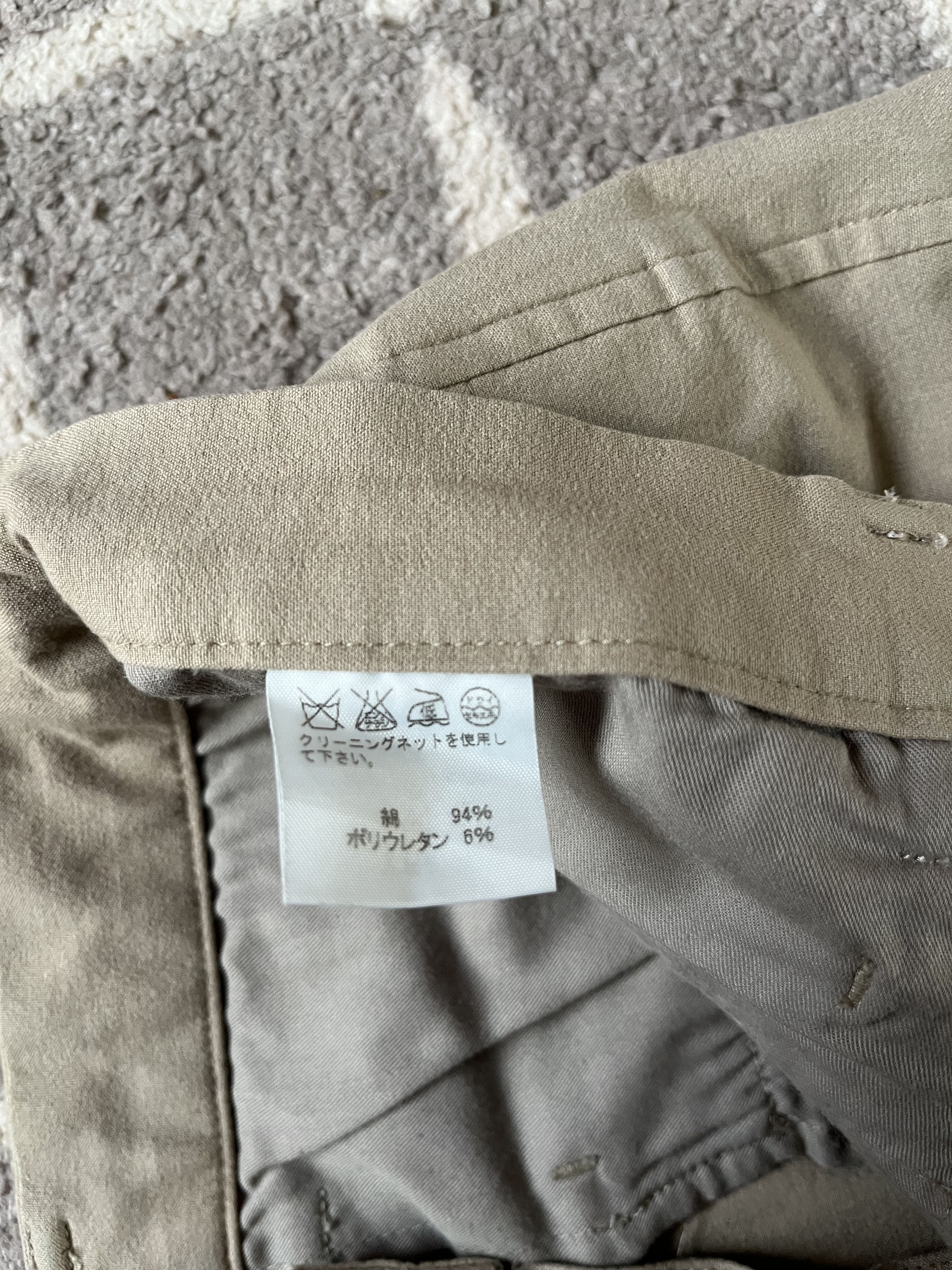 Issey Miyake Issey Miyake - Cargo Pants - Beige- Size 26 x 28 Size US 26 / EU 42 - 14 Thumbnail