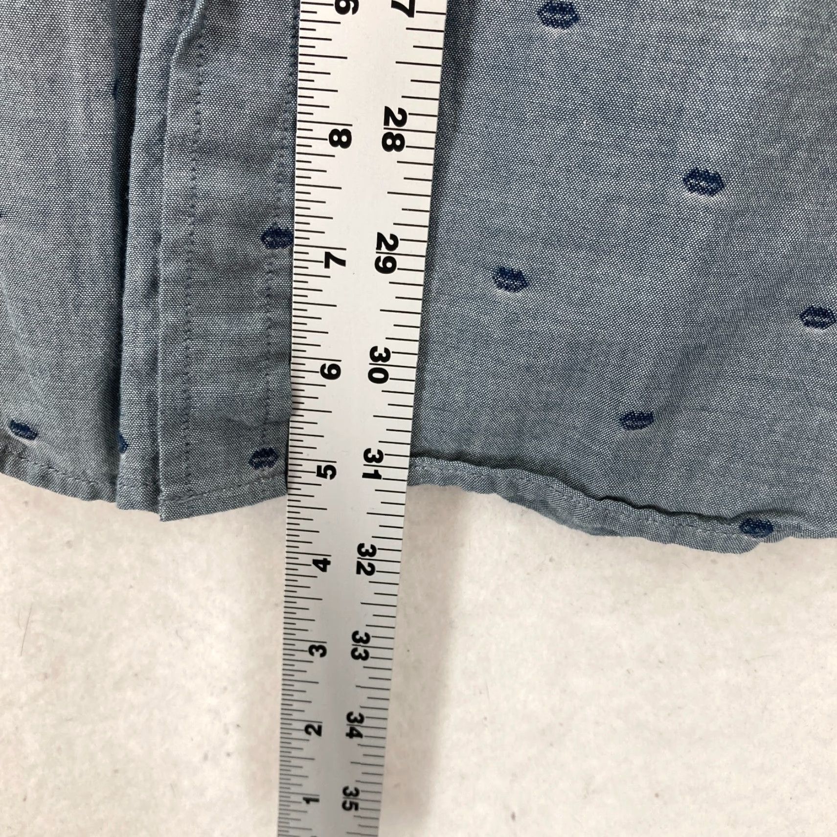 Katin Katin Button Up Short Sleeve Shirt 2XL Blue Dots Surf Preppy Casual Nautical Shirt Size US XXL / EU 58 / 5 - 7 Thumbnail