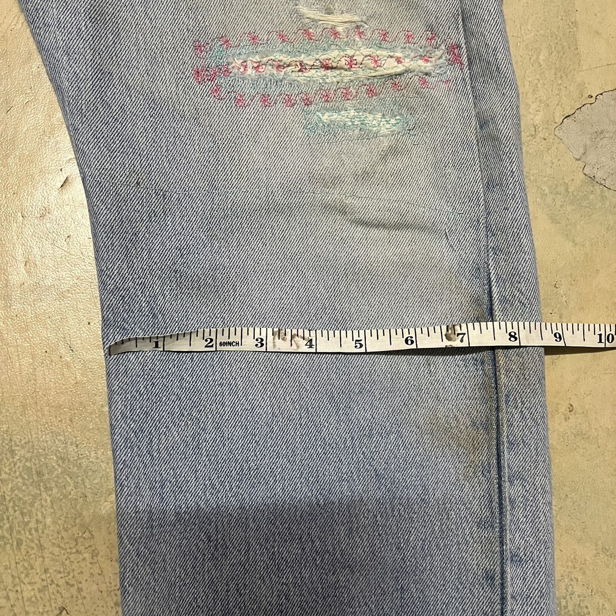 Levi's Vintage Distressed Levis 501 Denim Jeans Size US 31 - 15 Thumbnail