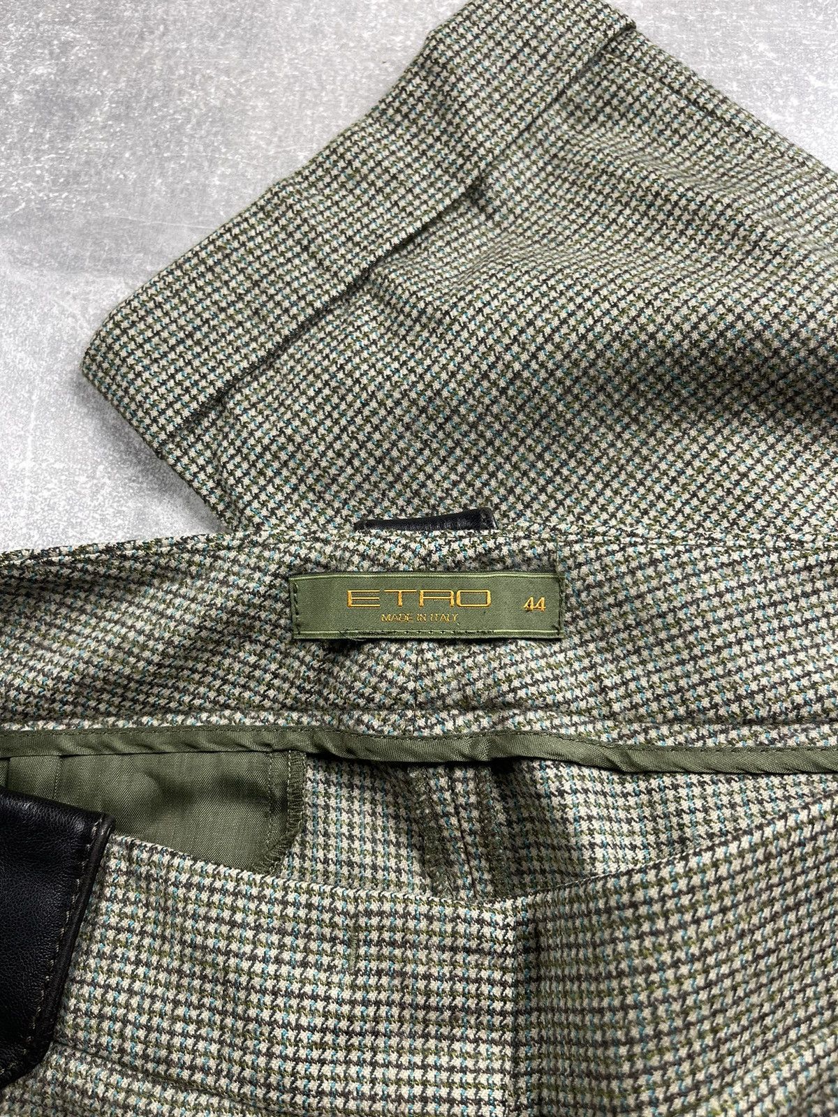 Etro Etro Milano Tailored Riding Style Pants Houndstooth Pattern Size 30" / US 8 / IT 44 - 10 Thumbnail