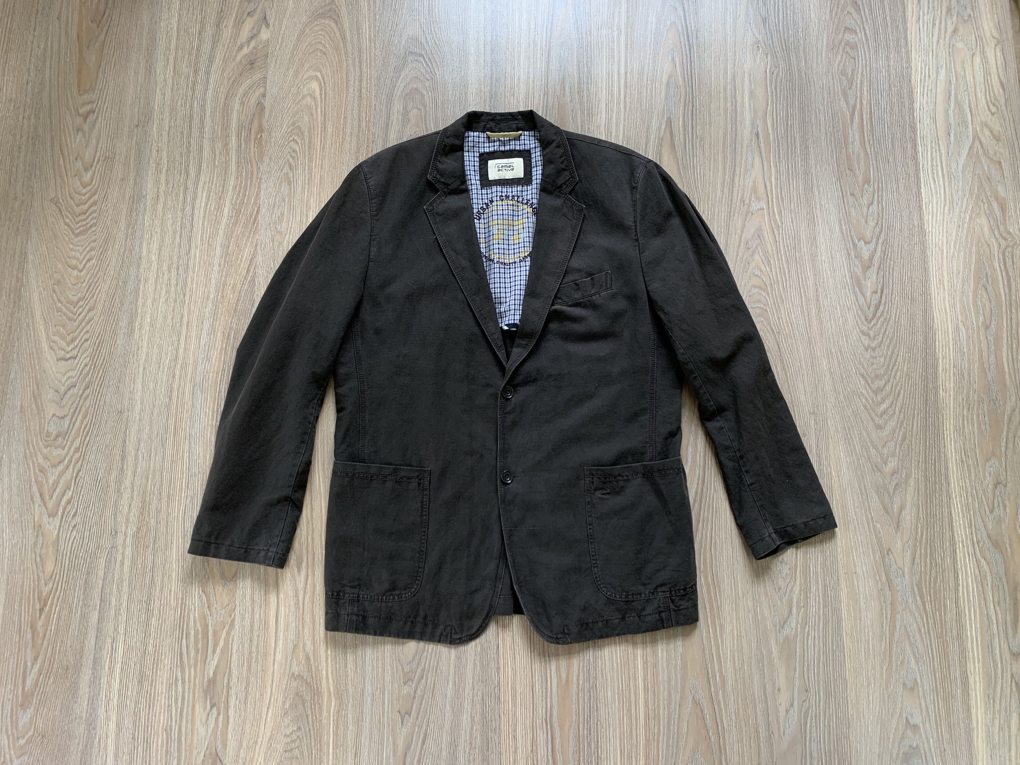 Vintage × camel active Camel Active Casual Linen Blazer Jacket Size 52L - 10 Thumbnail