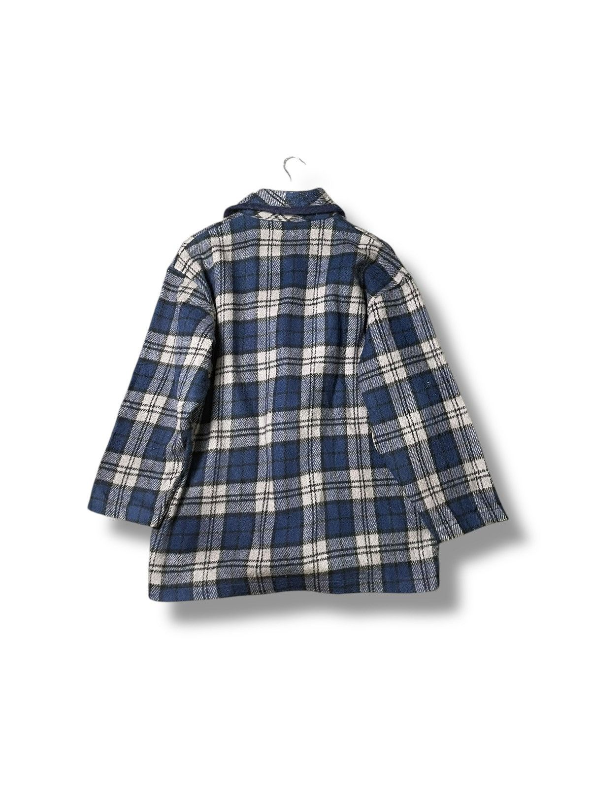 Designer × Pierre Balmain × Vintage Vent Vert Pierre Balmain Tartan Coat (51) Size US S / EU 44-46 / 1 - 2 Thumbnail