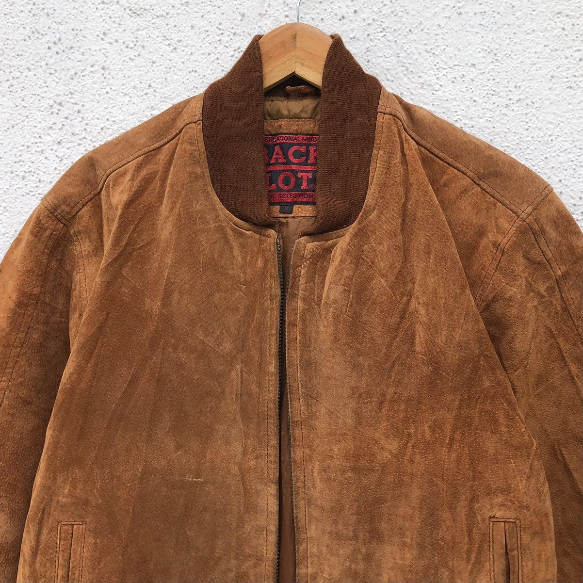 Vintage Vintage Black Lot Suede Leather Bomber Jacket Size US M / EU 48-50 / 2 - 3 Thumbnail