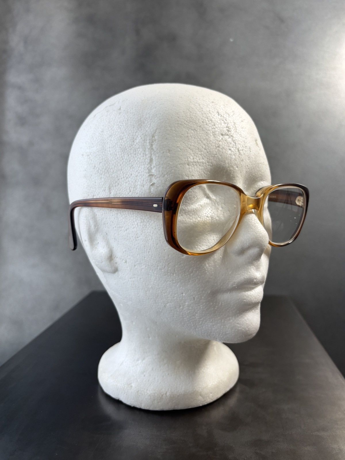Vintage 1970s Acetate Eyeglasses 80s Vintage Frames Size ONE SIZE - 2 Thumbnail