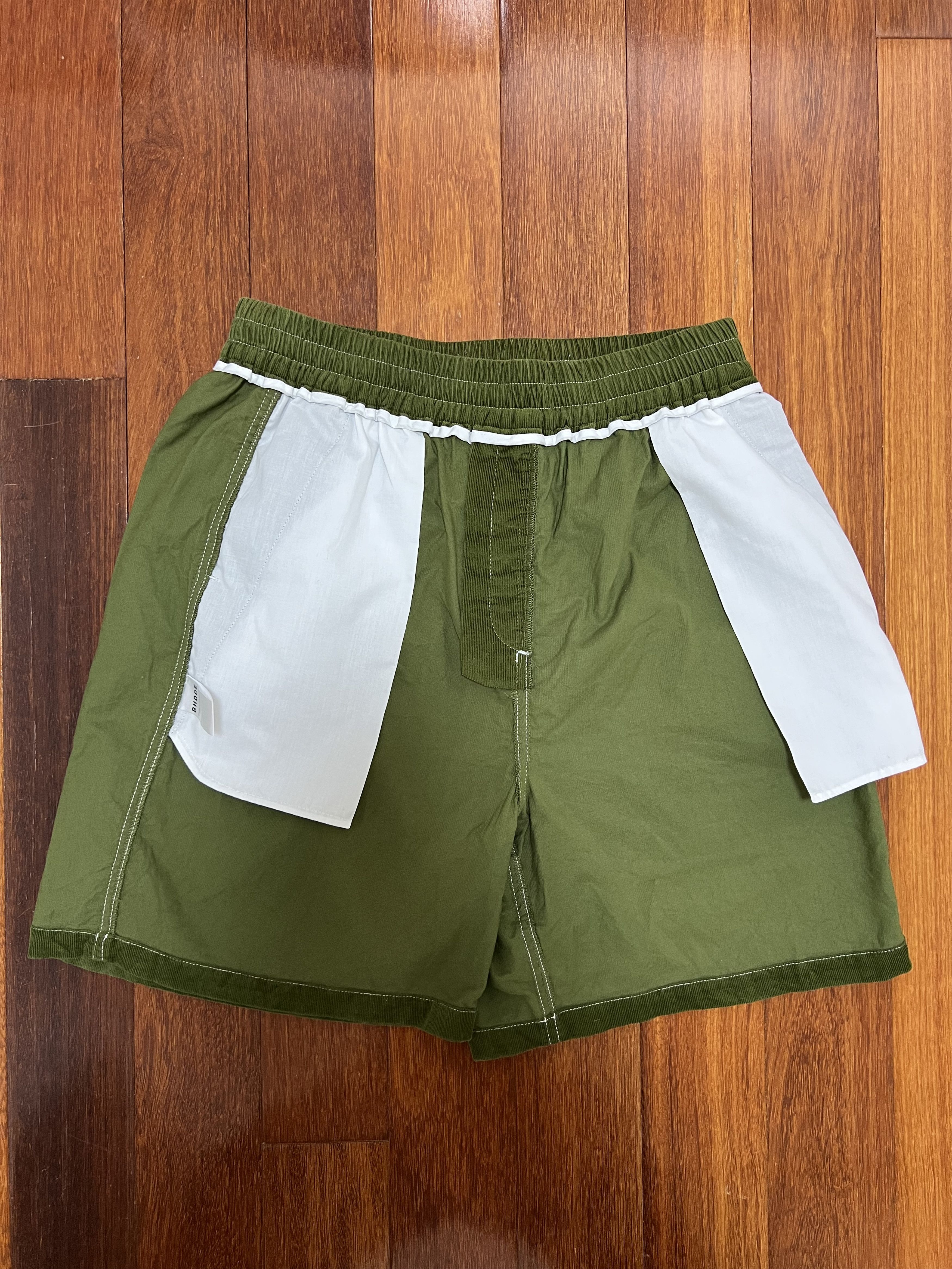 Other 💚 Bhode x Brisbane Moss Needle Corduroy Shorts Grass Green Size US 32 / EU 48 - 4 Thumbnail