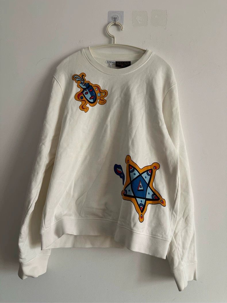 Loewe LOEWE Graffiti hoodie Size L / US 10 / IT 46 - 1 Thumbnail