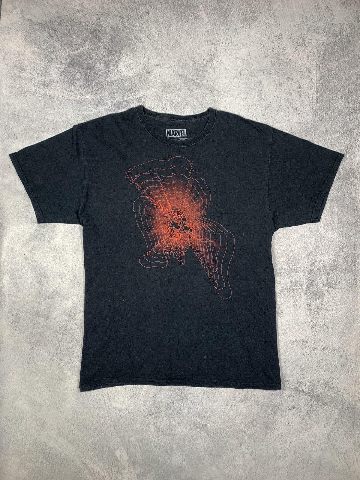 Marvel Comics × Vintage Vintage Y2K Spider-Man sun faded tee big logo size L Size US L / EU 52-54 / 3 - 1 Thumbnail