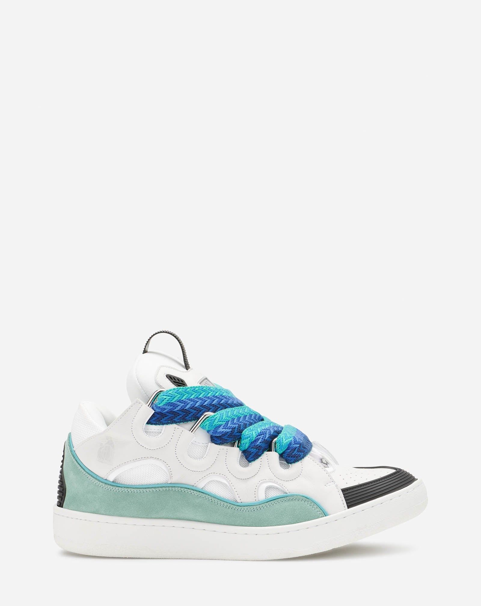 Lanvin oc11z0325 Curb Low-Top Sneakers in Multicolor Size US 7.5 / EU 40-41 - 1 Thumbnail