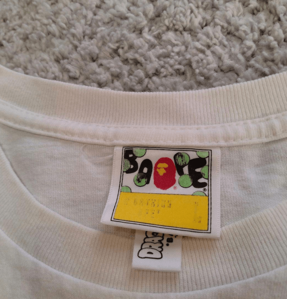 Bape Ape x Dragon Ball Z collaboration first model T-shirt Size US M / EU 48-50 / 2 - 8 Thumbnail