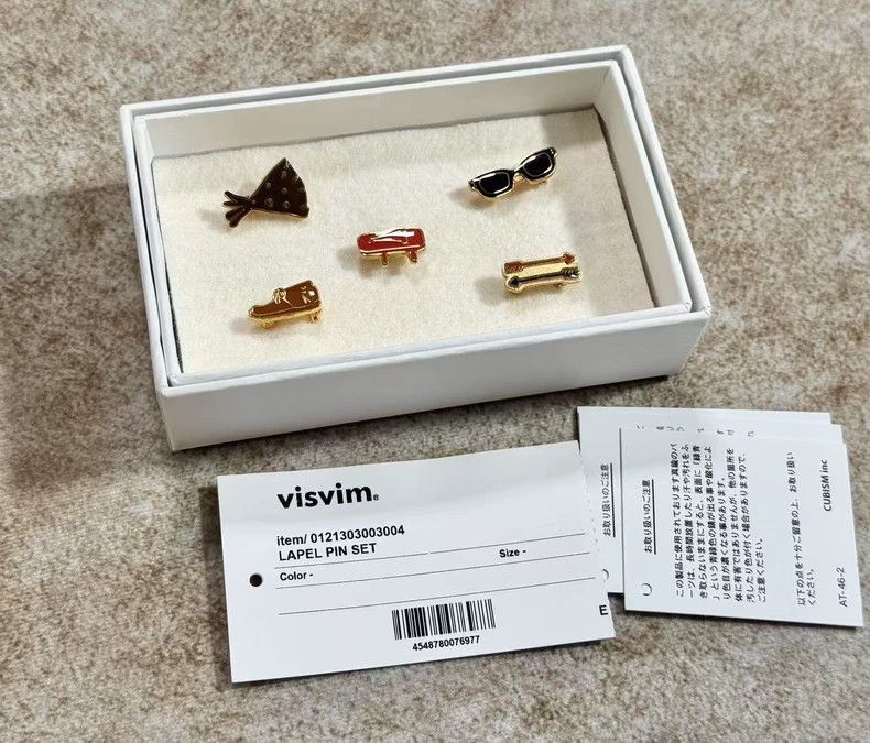 Visvim Visvim Visvim Label Pin Set Brass Badges-2506 Size ONE SIZE - 2 Thumbnail