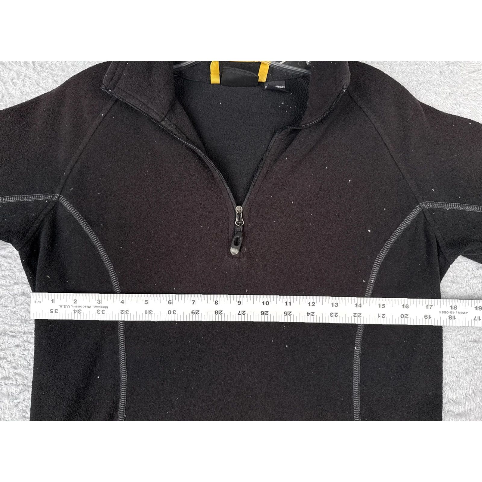 Mountain Hardwear Mountain Hardwear Pullover Womens M Black Fleece 1/4 Zip Hiking Top Poly Size M / US 6-8 / IT 42-44 - 7 Thumbnail