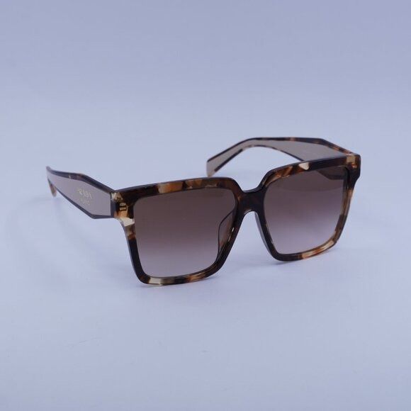 Prada Prada PR24ZSF 07R0A6 Sunglasses Caramel Havana Square Frame Size ONE SIZE - 5 Thumbnail