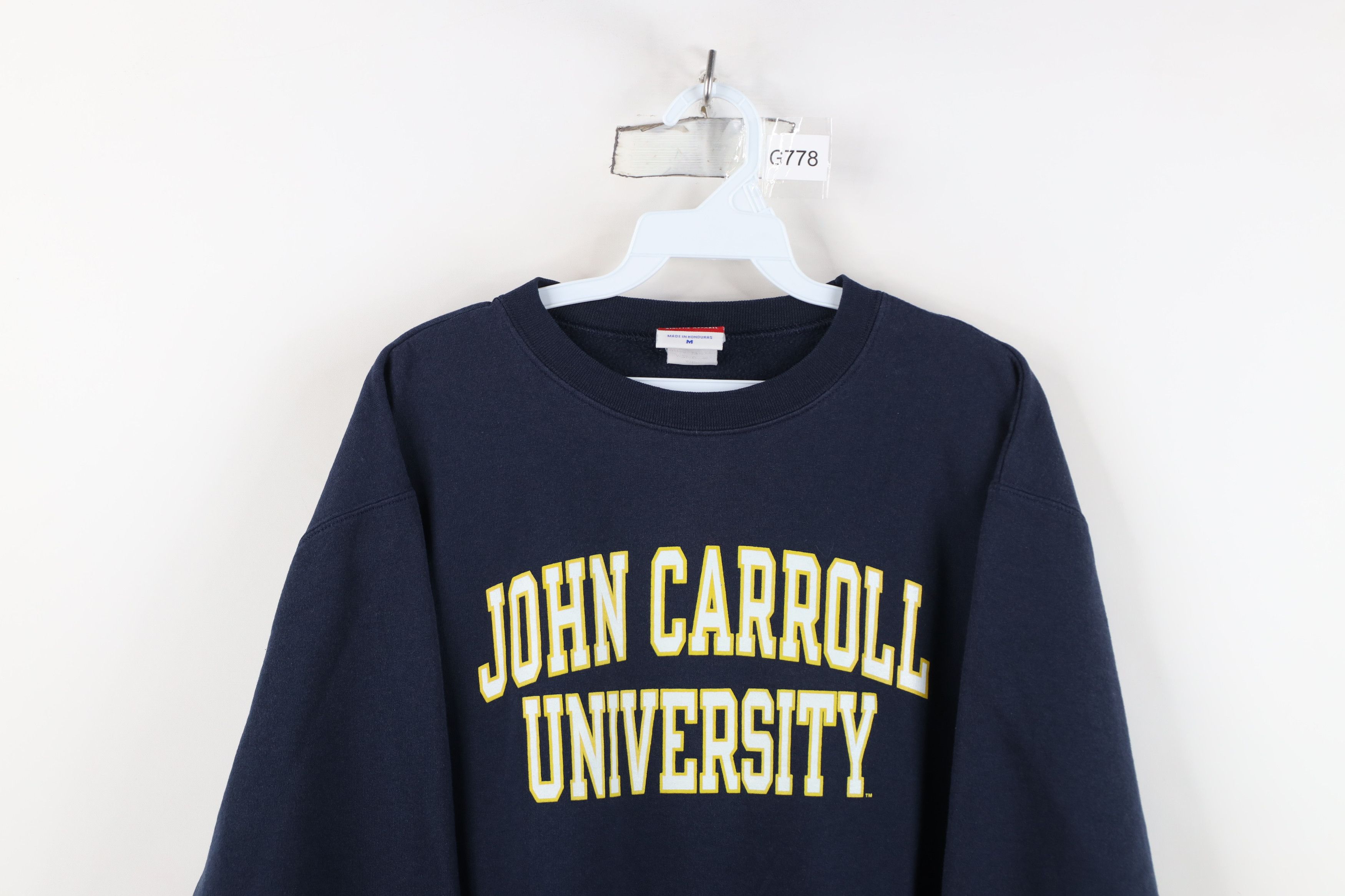 Champion Vintage 90s Champion John Carroll University Sweatshirt Blue Size US M / EU 48-50 / 2 - 2 Thumbnail