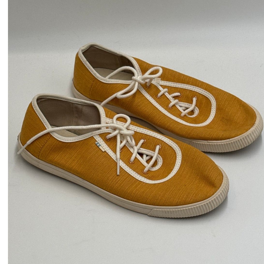 Toms TOMS · Women’s 9 Heritage Sneakers Yellow Canvas Flats Size US 9 / IT 39 - 1 Thumbnail