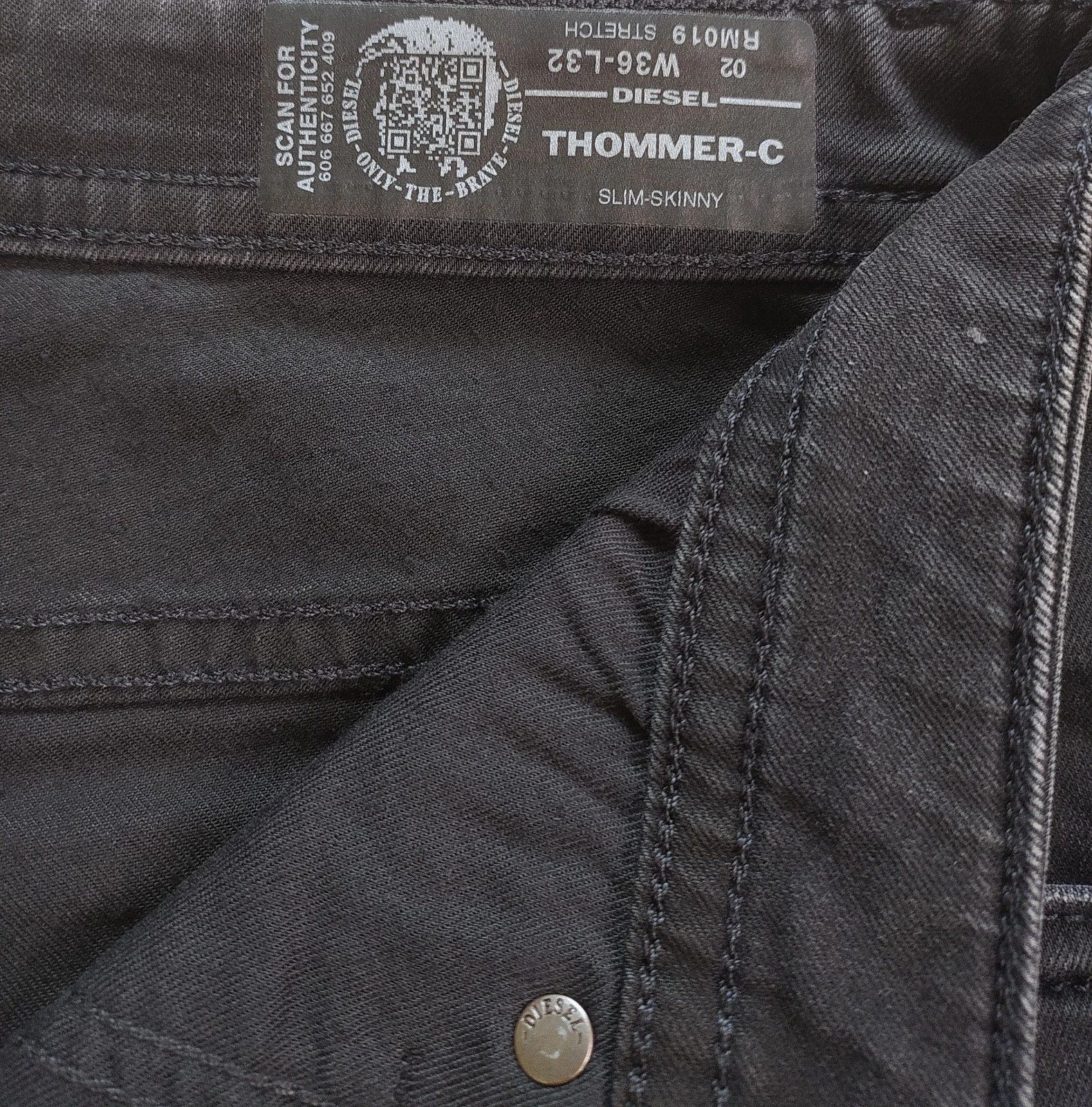 Diesel Diesel THOMMER-C L.32 MENS JEANS T/9612 Size US 36 / EU 52 - 7 Thumbnail