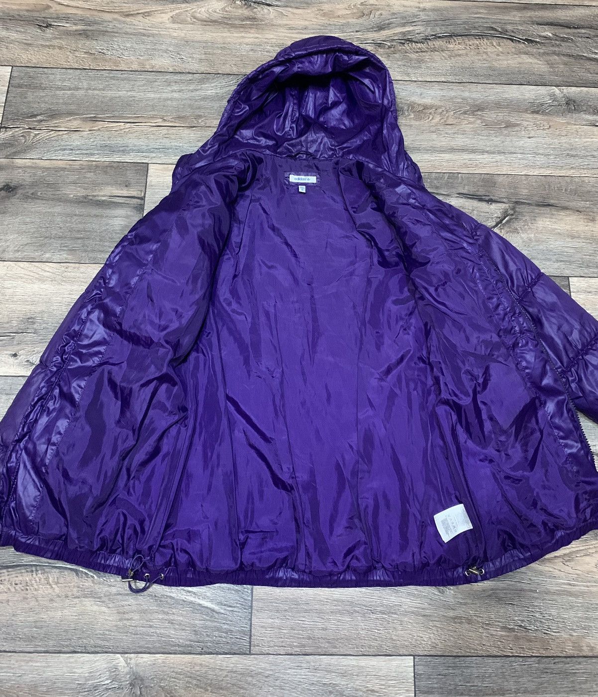 Adidas × Vintage Vintage Adidas Originals Puffer Long Violet Jacket Size S / US 4 / IT 40 - 6 Thumbnail