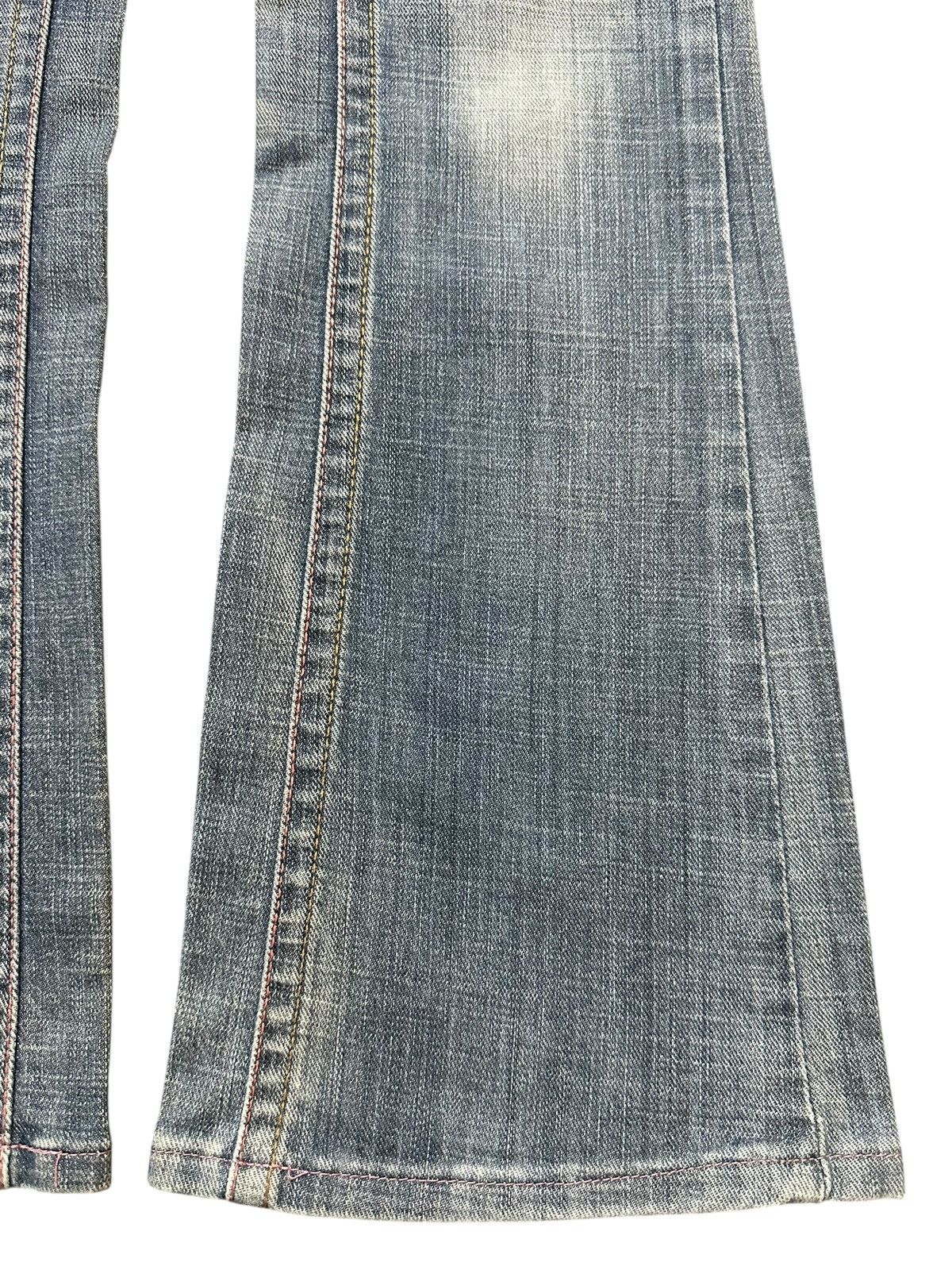 Edwin Vintage Japan Edwin Blue Faded Wash Style Flared Jeans Size US 30 / EU 46 - 8 Thumbnail