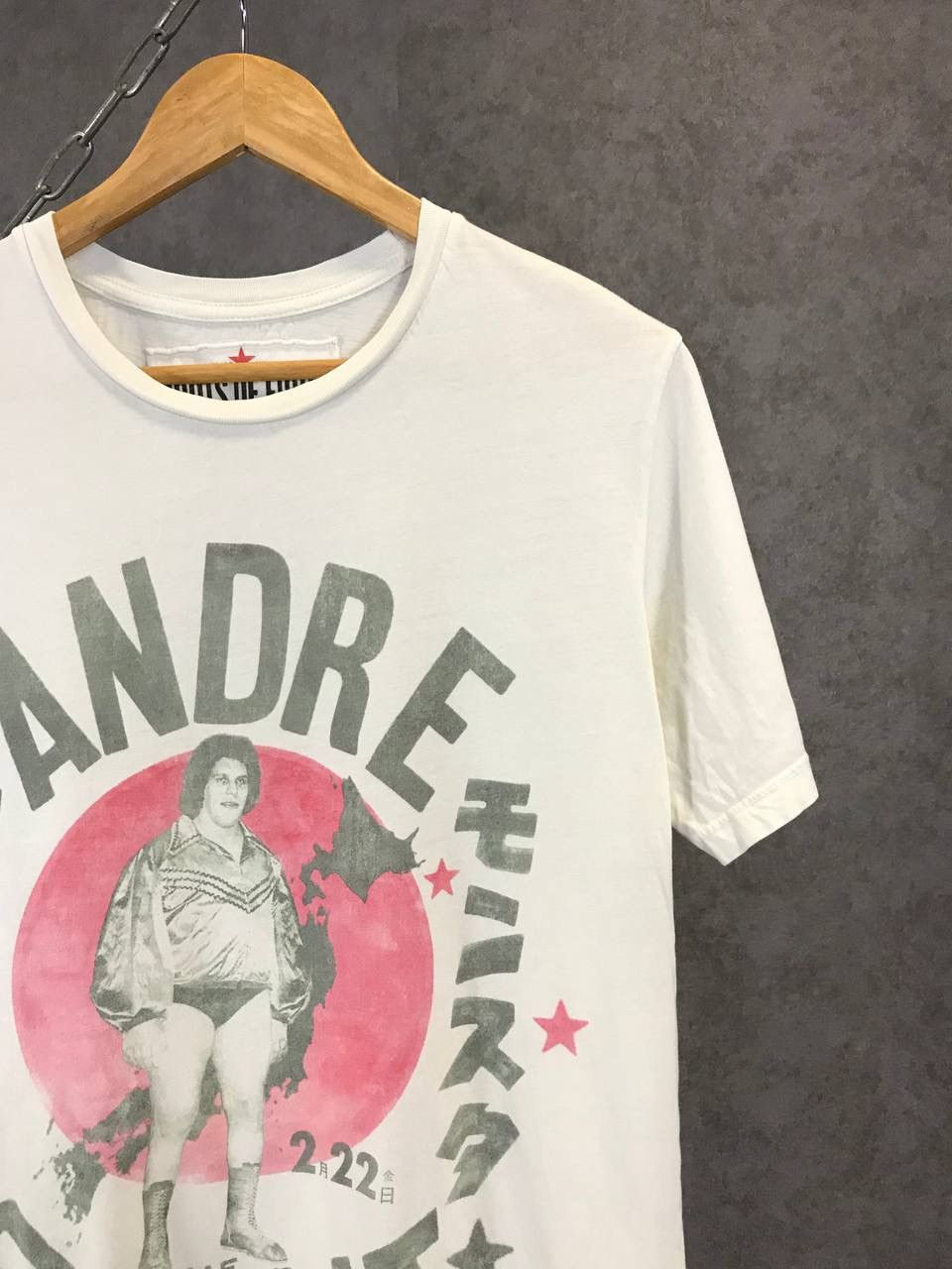 WWE Andre The Giant made in USA WWE WWF tee Size US S / EU 44-46 / 1 - 2 Thumbnail