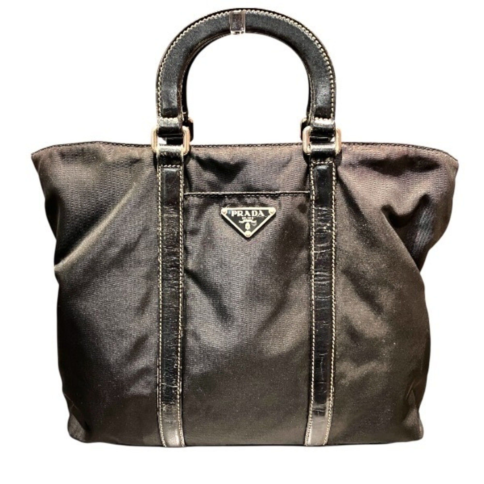 Prada Prada Tessuto Nylon Leather Handbag for Women Size ONE SIZE - 1 Thumbnail