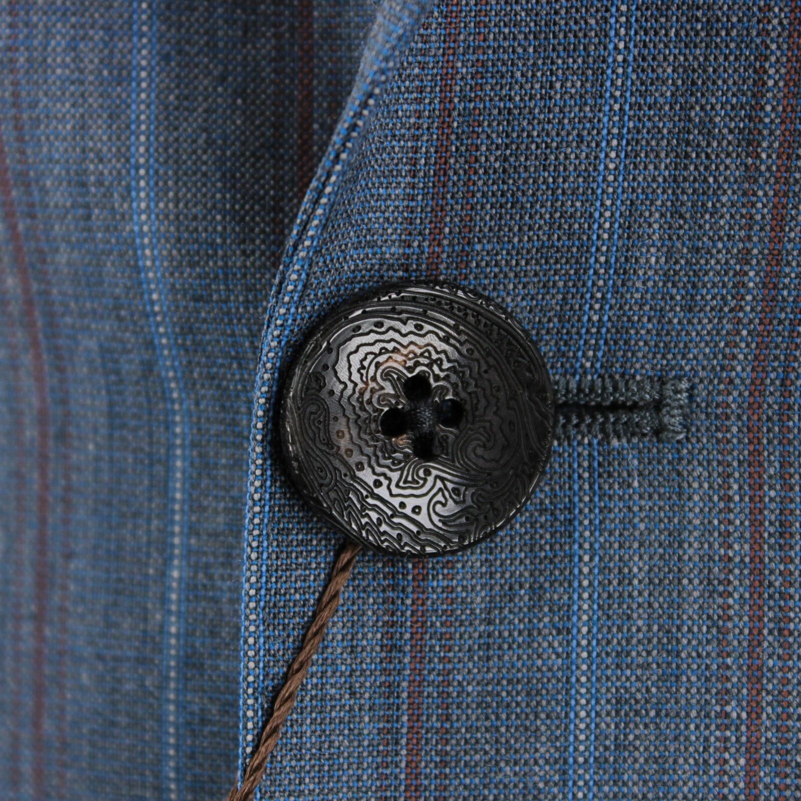 Etro ETRO Suit Size US 42 Regular in Blue Size 42R - 2 Thumbnail