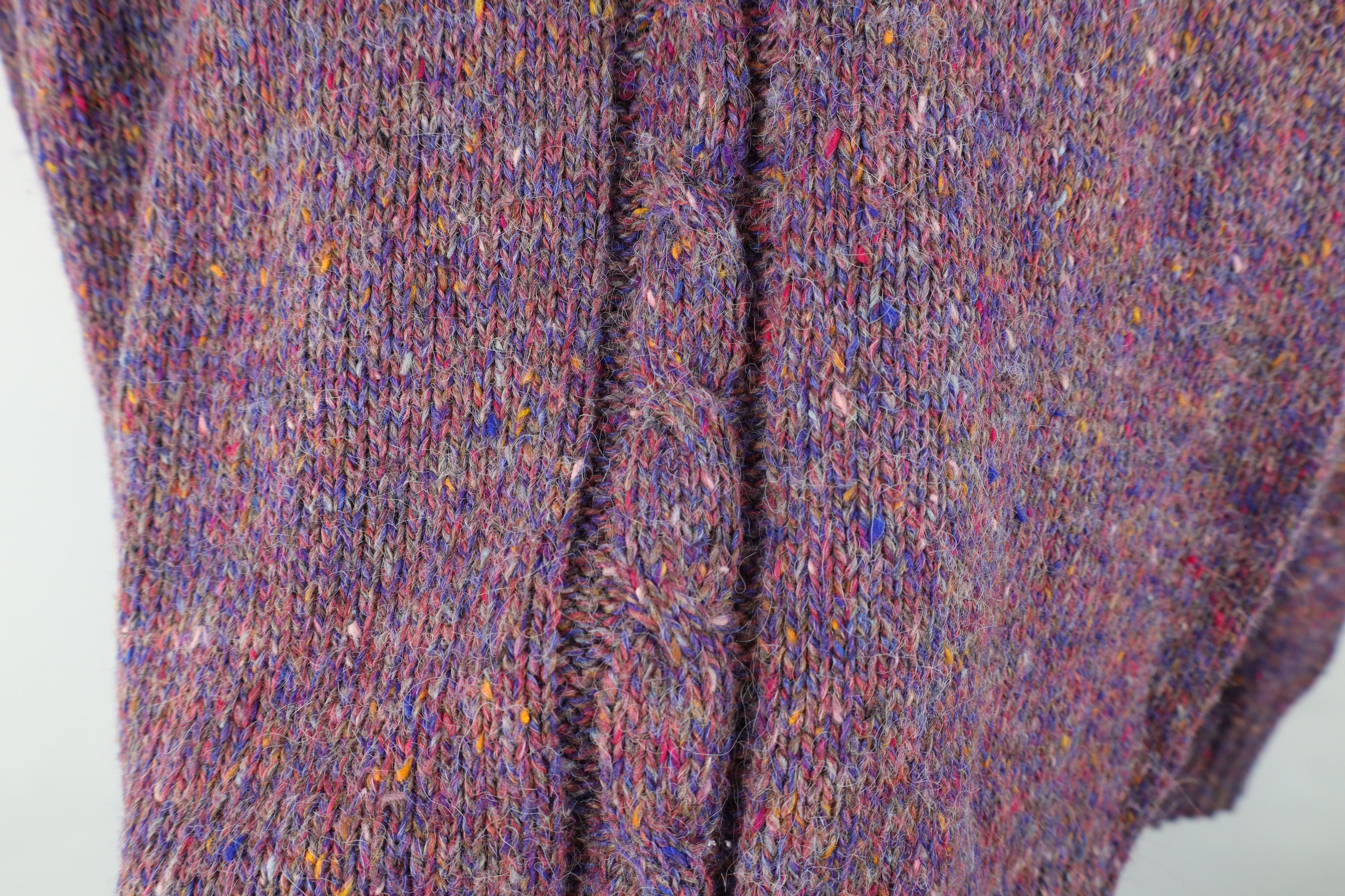 Vintage Vintage 90s Streetwear Wool Blend Knit Mock Neck Sweater Size M / US 6-8 / IT 42-44 - 7 Thumbnail