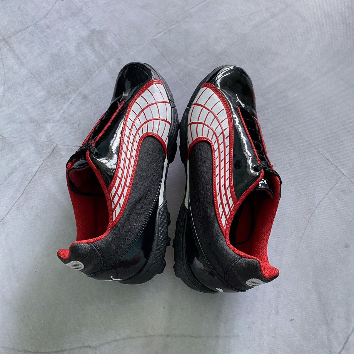 Alexander McQueen × Puma Vintage Puma Cyber Soccer Speedcat Style Blockcore Shoes Size US 5.5 / EU 38 - 2 Thumbnail