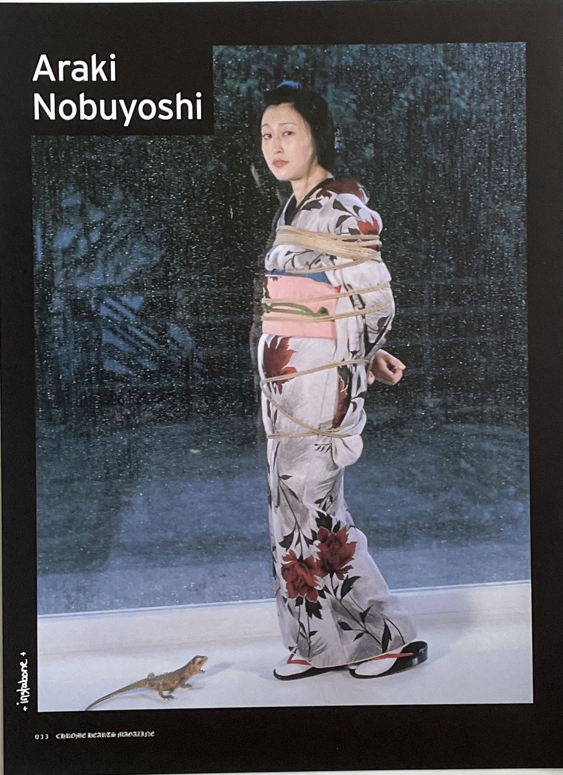Chrome Hearts × Vintage Chrome Hearts Araki Nobuyoshi 9x11 Framed poster Size ONE SIZE - 2 Thumbnail