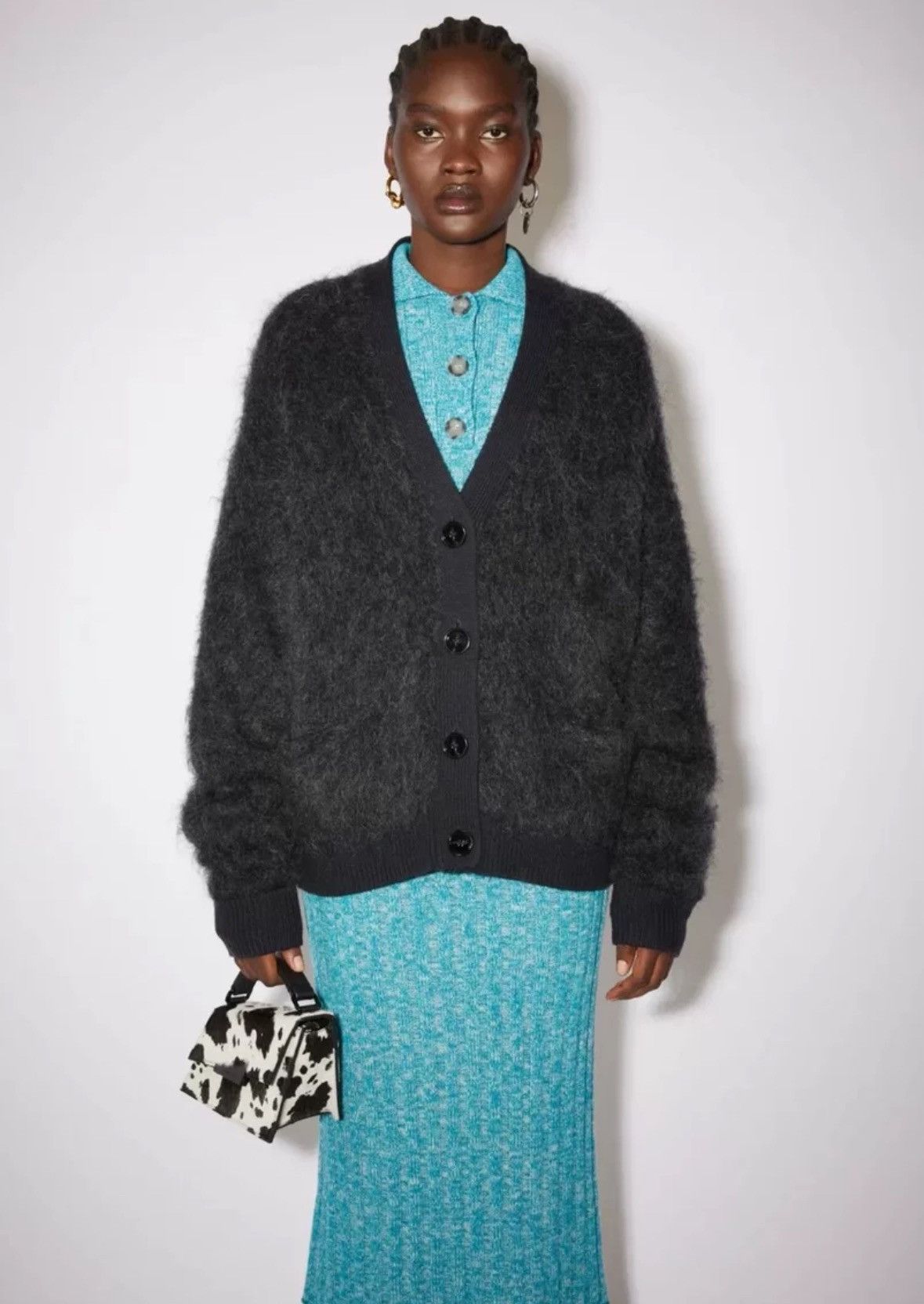 Acne Studios Acne studios Mohair cardigan 2412-Nextarrow Size US XS / EU 42 / 0 - 6 Thumbnail