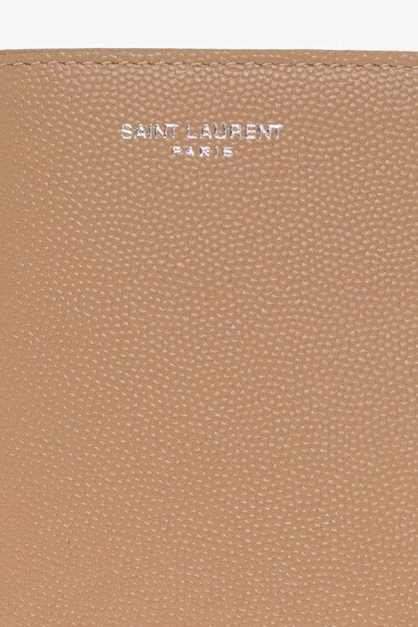 Saint Laurent Paris o1b1hav110225 668726 Size: OS / Credit Card Wallet in Beige Size ONE SIZE - 5 Thumbnail