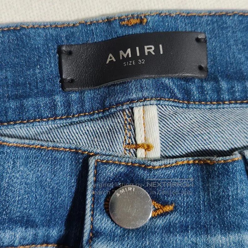 Amiri Amiri Size 32 Sidebar rhinestone blue jeans Size US 32 / EU 48 - 3 Thumbnail
