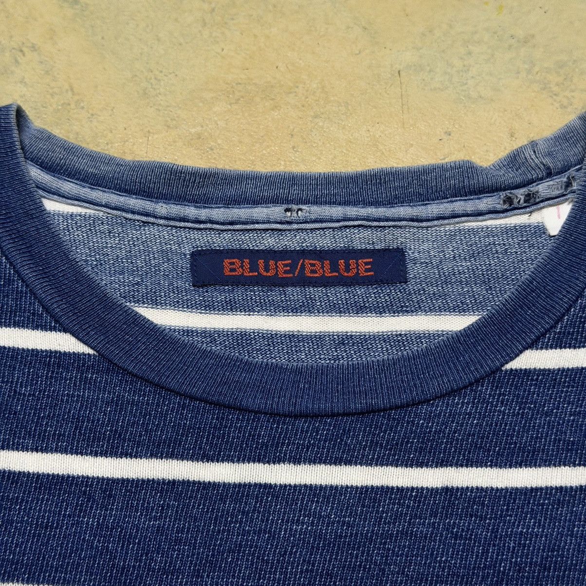 Blue Blue Japan Blue/Blue Japan Stripes T Shirt Size US S / EU 44-46 / 1 - 2 Thumbnail