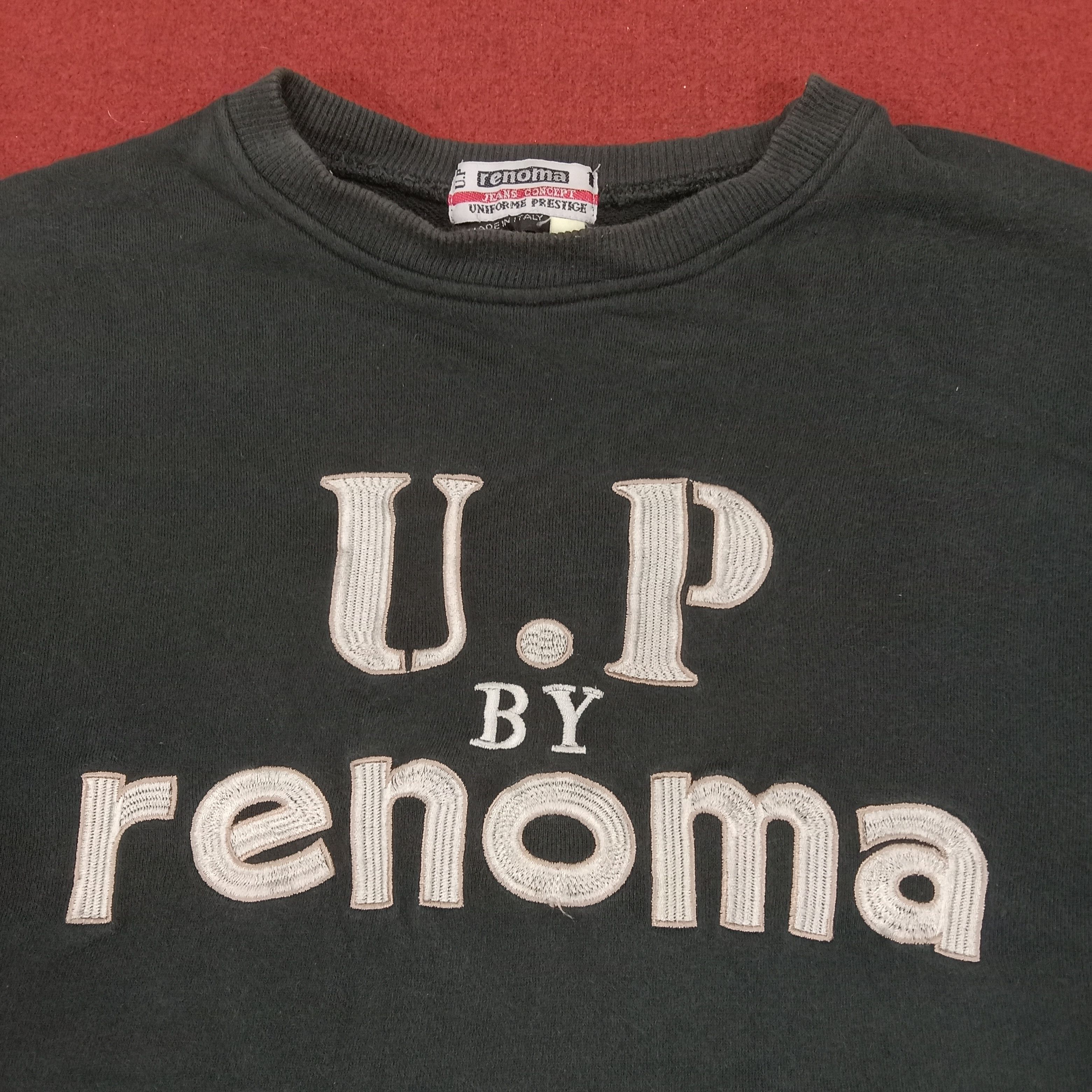 Renoma × Vintage Renoma Center Embroidery Design Sweatshirt Size US L / EU 52-54 / 3 - 2 Thumbnail