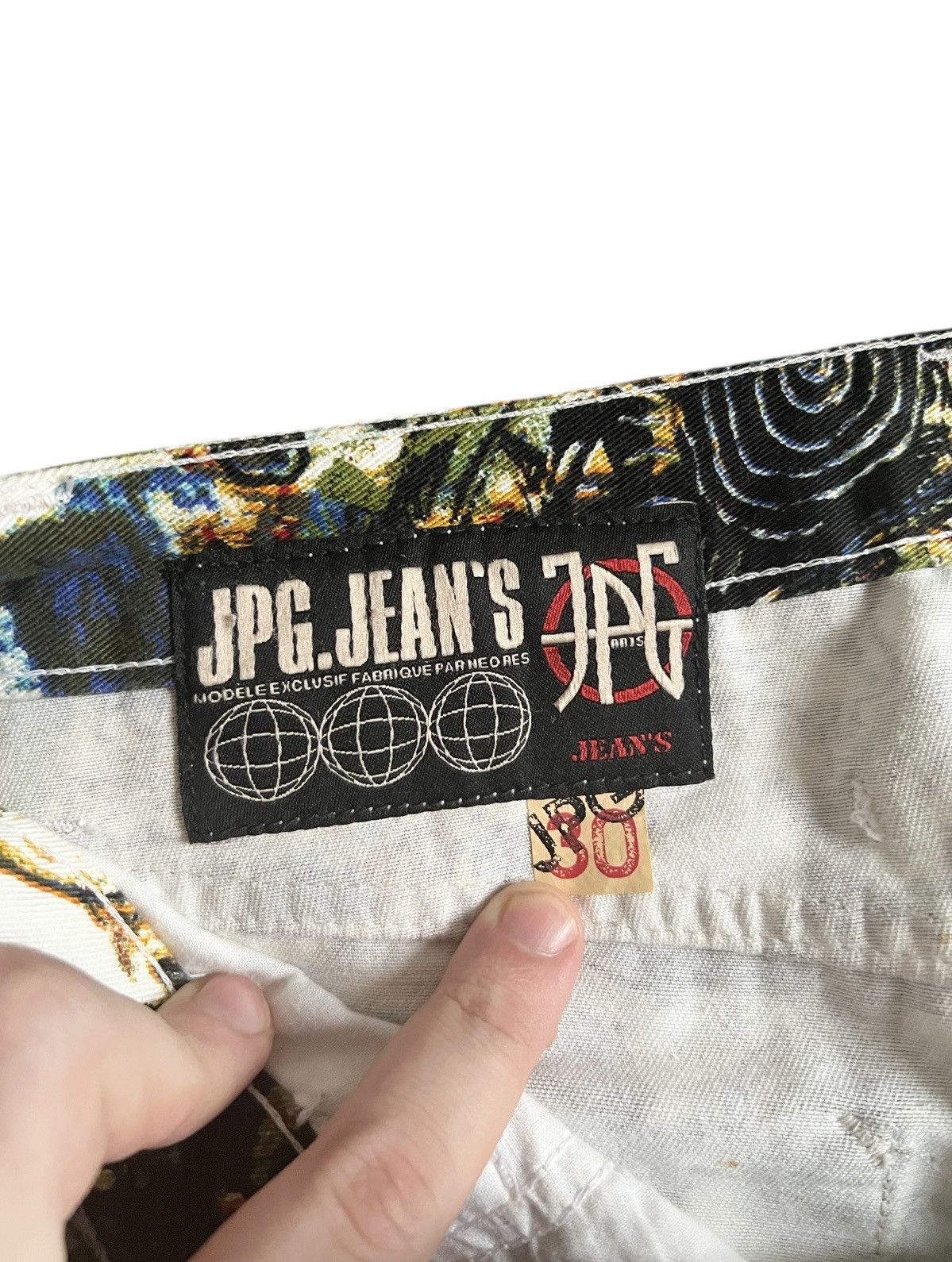 Jean Paul Gaultier Jean Paul Gaultier Basquiat Art Print Jeans artist jpg draw Size 30" / US 8 / IT 44 - 6 Thumbnail