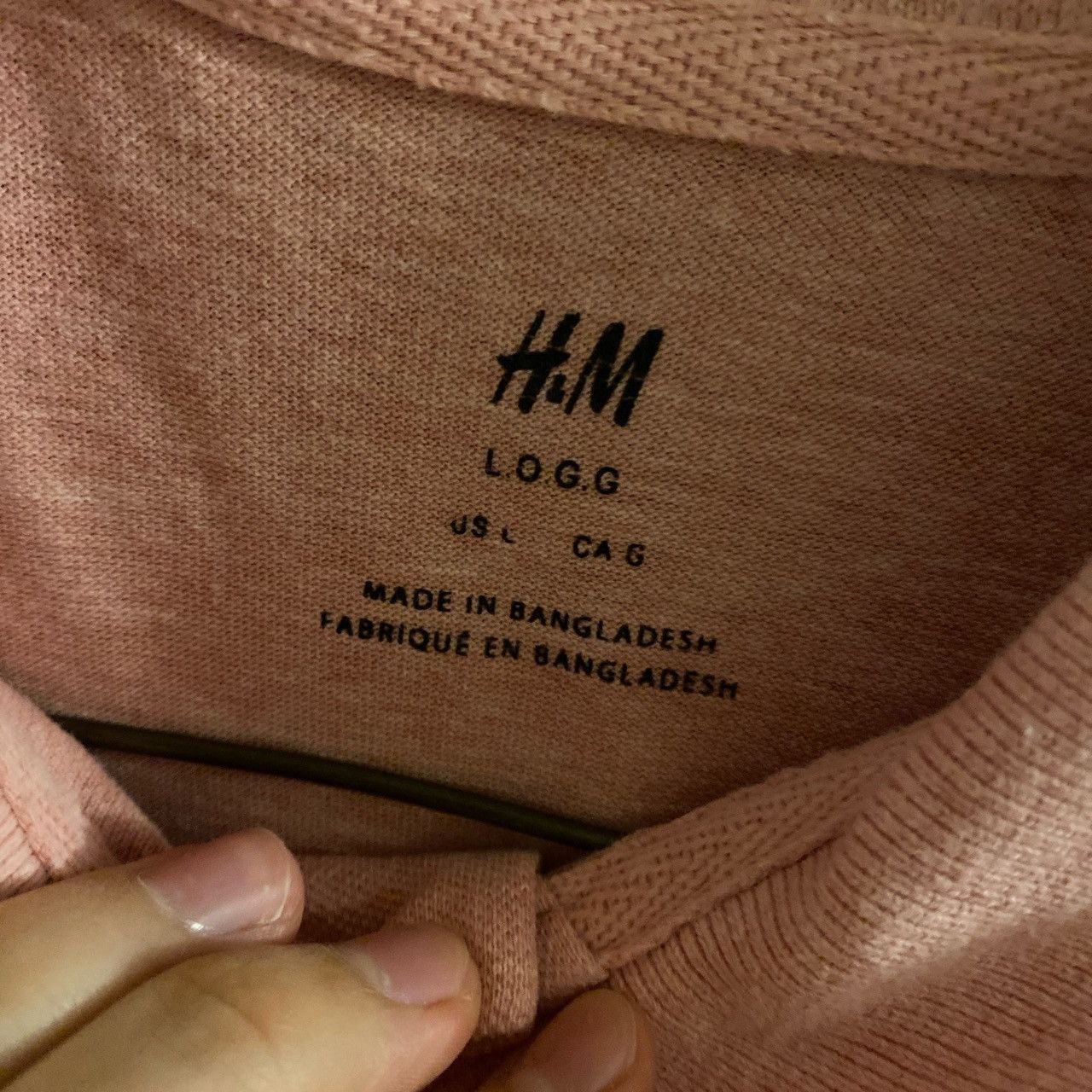 H&M Pink Polo Size US L / EU 52-54 / 3 - 2 Thumbnail