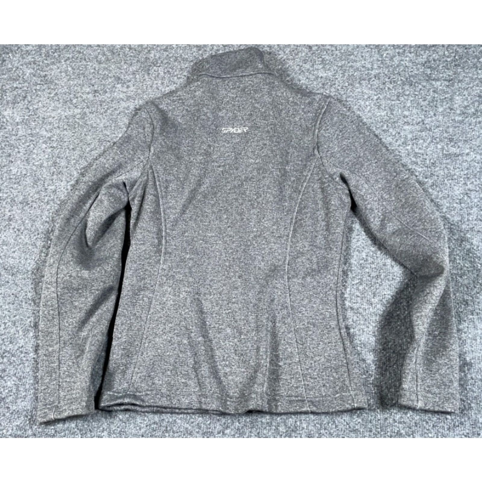 Spyder Spyder Jacket Women's Medium Gray Pink Stand Collar Zip Pocket Core Sweater Size M / US 6-8 / IT 42-44 - 2 Thumbnail