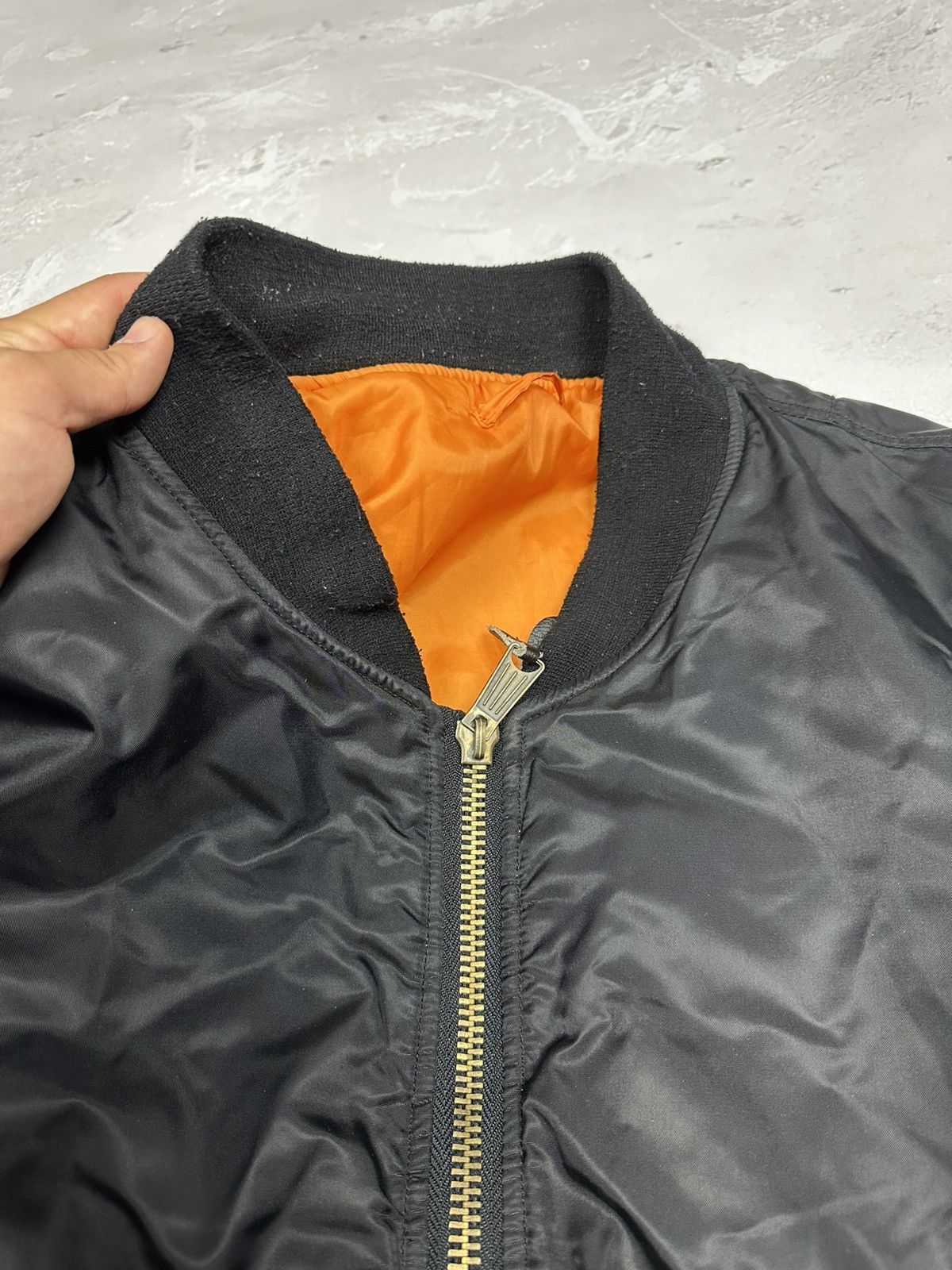 Vintage Vintage MA-1 Bomber Jacket Black Size XL Size US XL / EU 56 / 4 - 9 Thumbnail