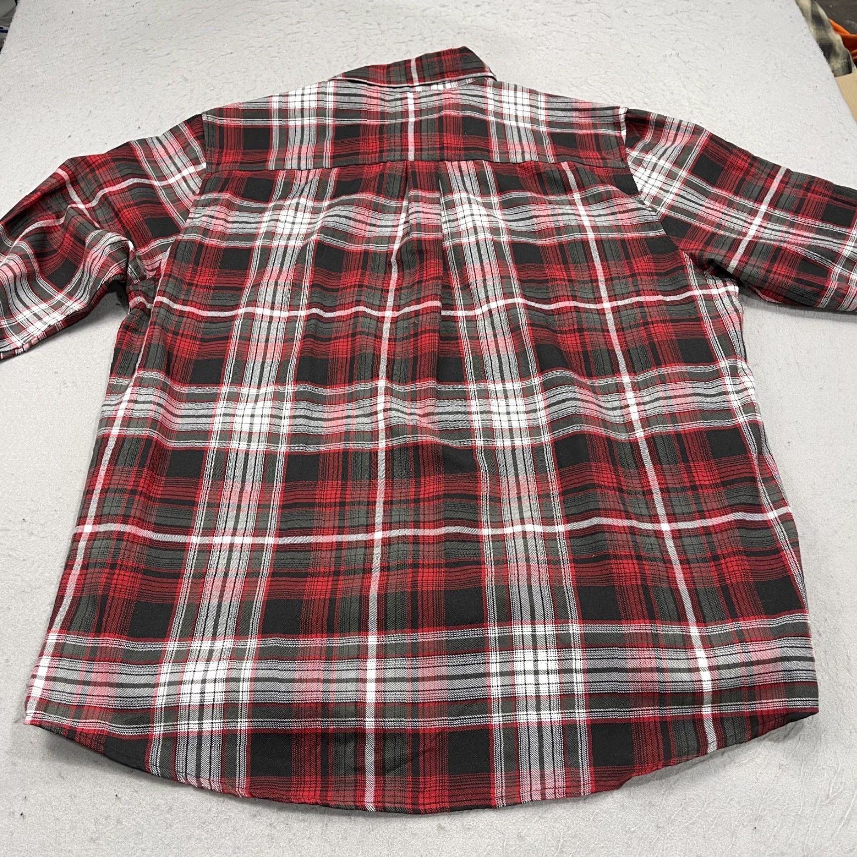 Vintage Bornscum Backstabber Shirt Mens 4XL Red Dixxon Plaid Flannel Workwear Casual Size US M / EU 48-50 / 2 - 6 Thumbnail