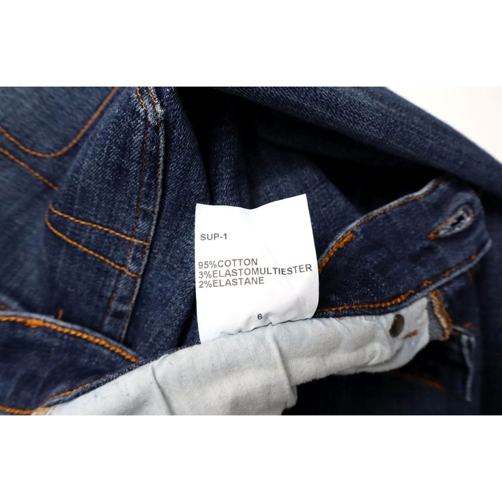 Tiger of Sweden Tiger Of Sweden Evolve Jeans Slim Blue W31/L34 Zip Fly Mens Heightentitled Stretched Whiskers Size US 31 - 7 Thumbnail