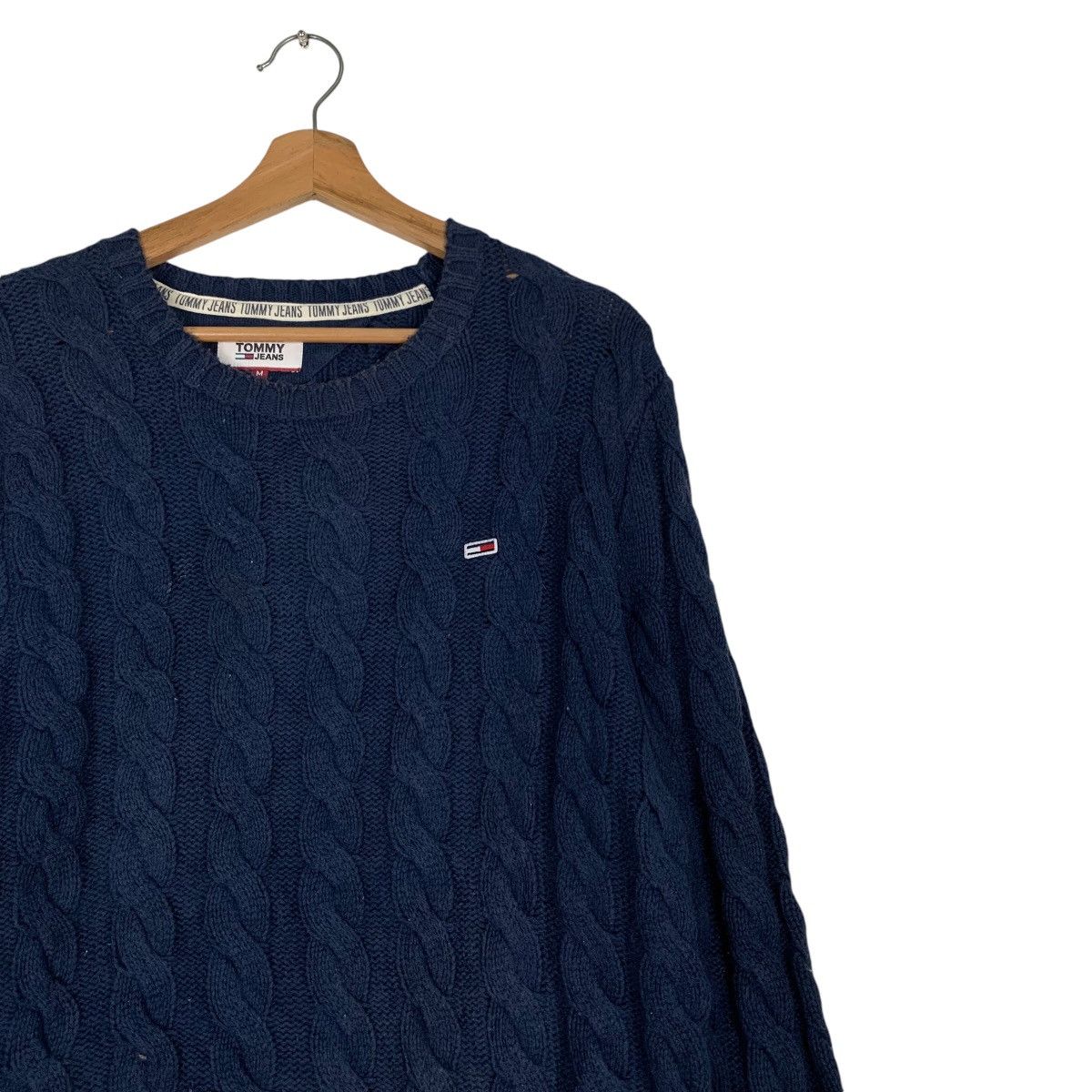 Tommy Jeans TOMMY JEANS Small Logo Knitted Sweater #1224-C55 Size US M / EU 48-50 / 2 - 5 Thumbnail