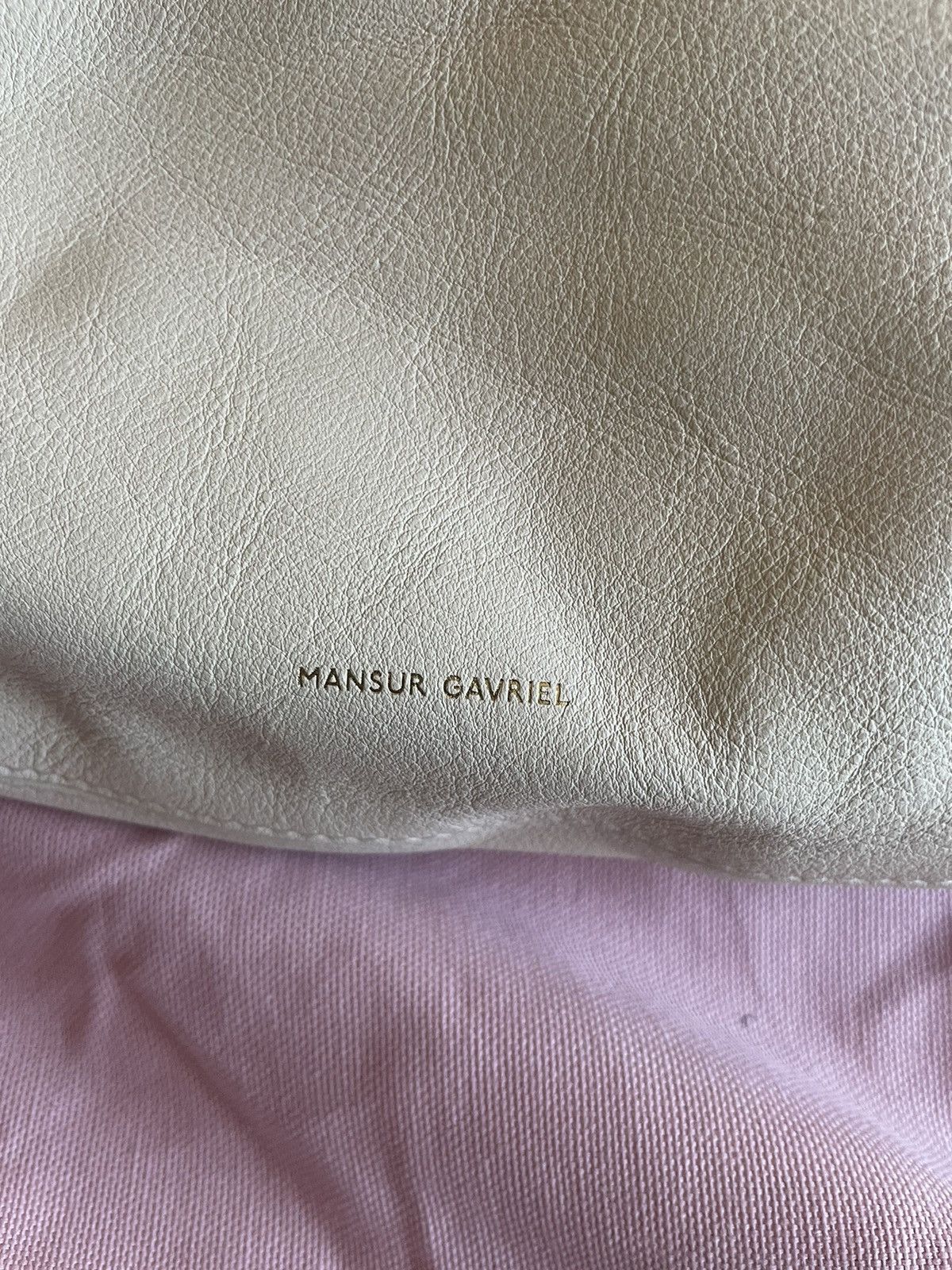 Mansur Gavriel Fortuna Hobo Shoulder Bag in Jasmine Size ONE SIZE - 9 Thumbnail