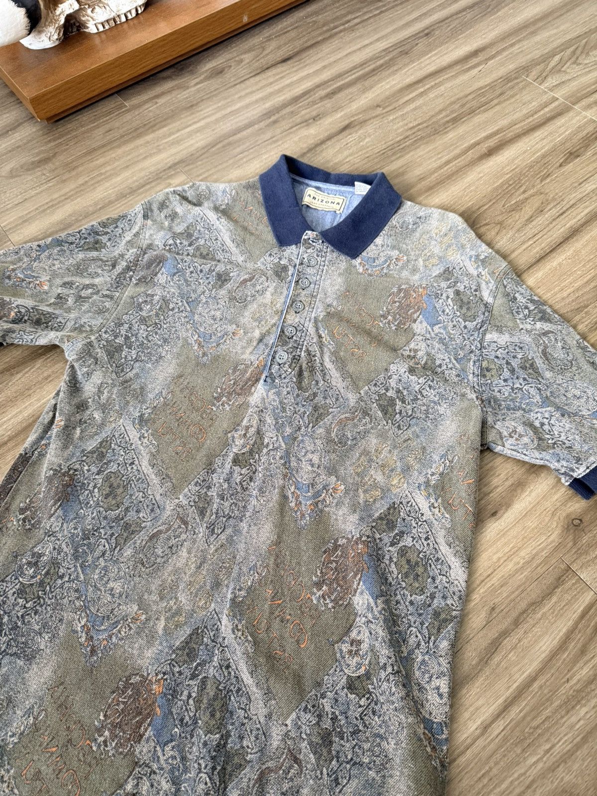 Arizona Jean Co. Vintage Arizona Jean Company Polo Shirt Mens Medium 90s Size US M / EU 48-50 / 2 - 2 Thumbnail