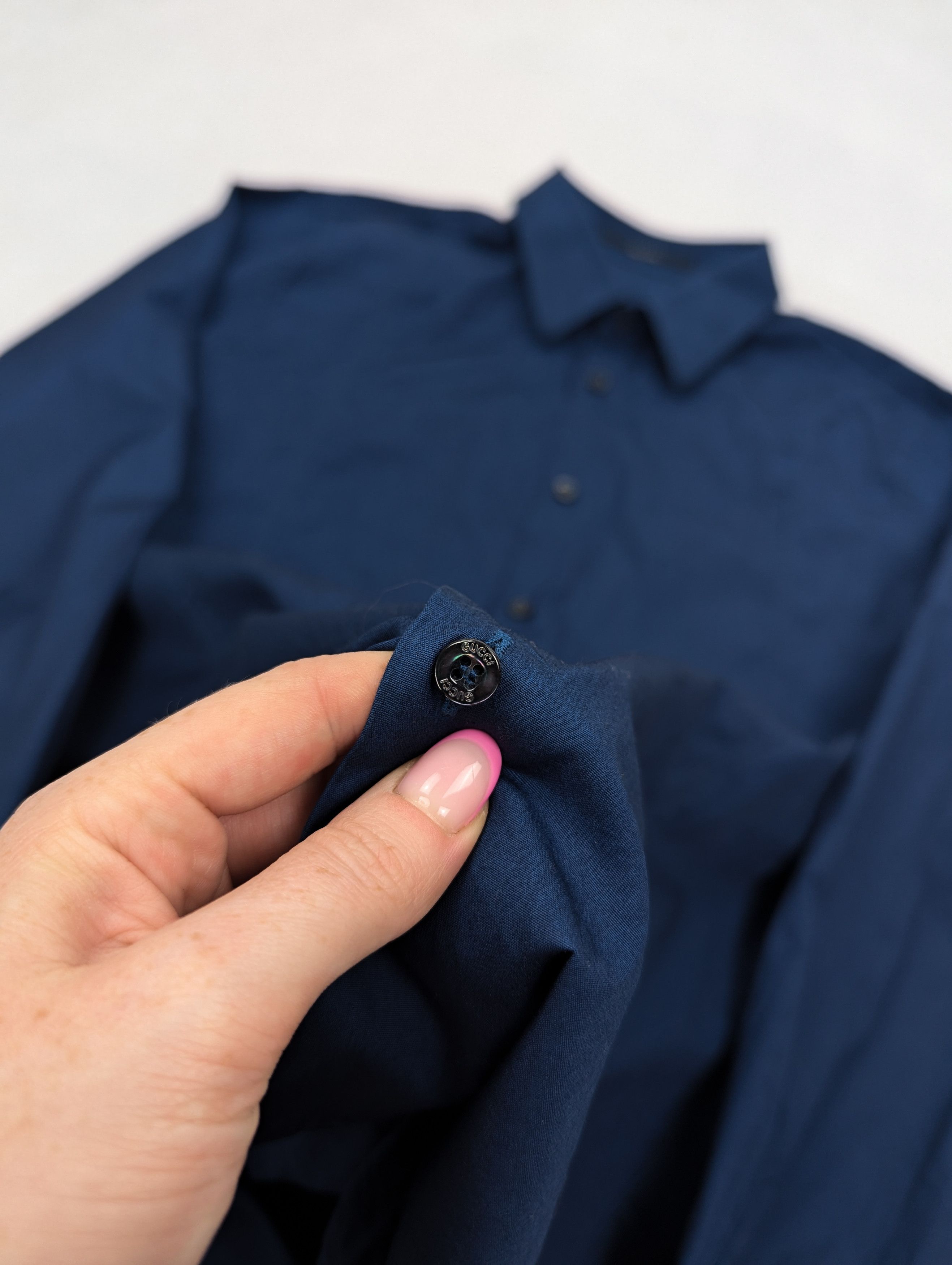Gucci Gucci blue shirt M Size US M / EU 48-50 / 2 - 6 Thumbnail