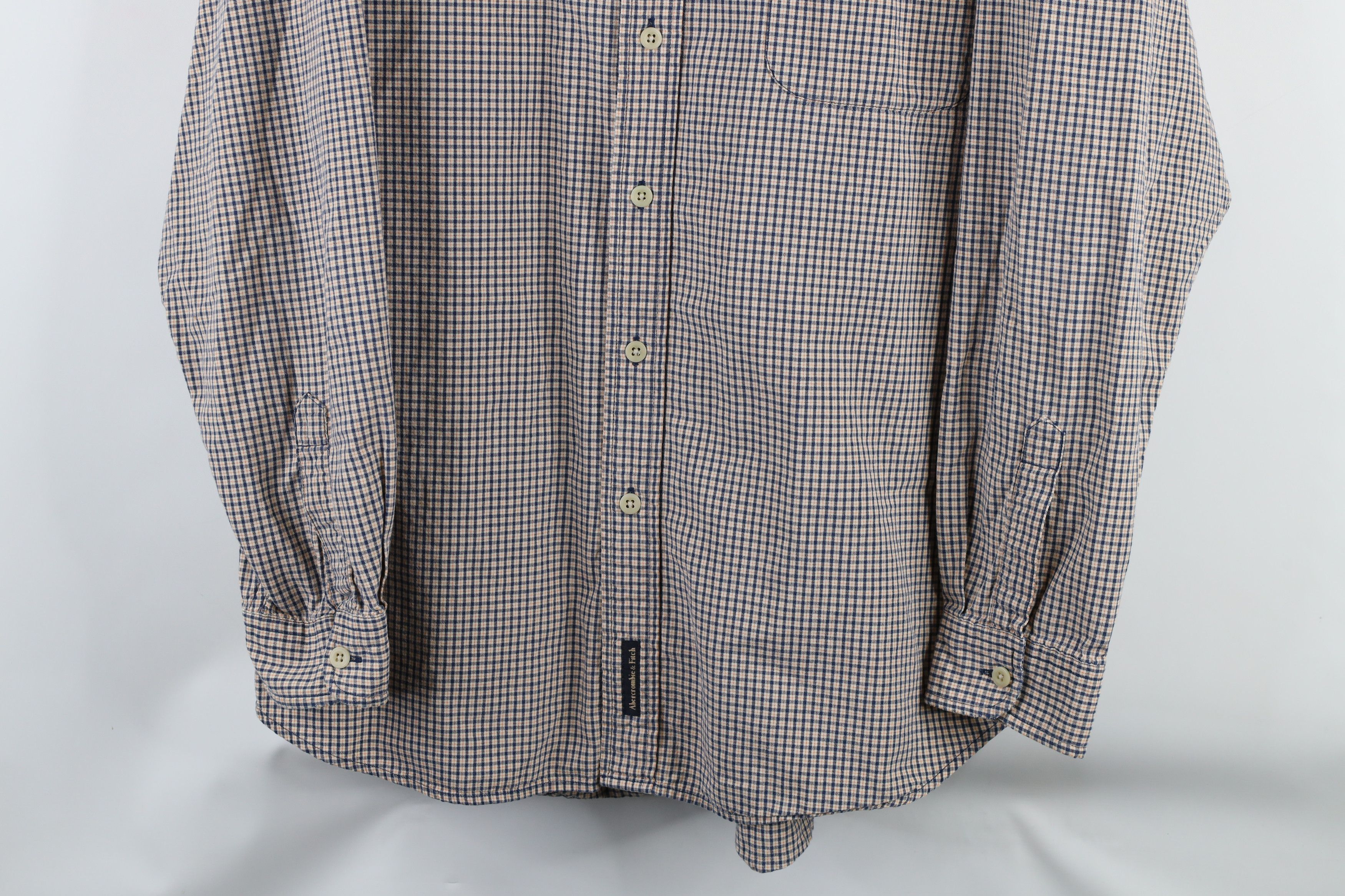 Abercrombie & Fitch × Vintage Vintage 90s Abercrombie & Fitch Collared Button Down Shirt Size US L / EU 52-54 / 3 - 3 Thumbnail