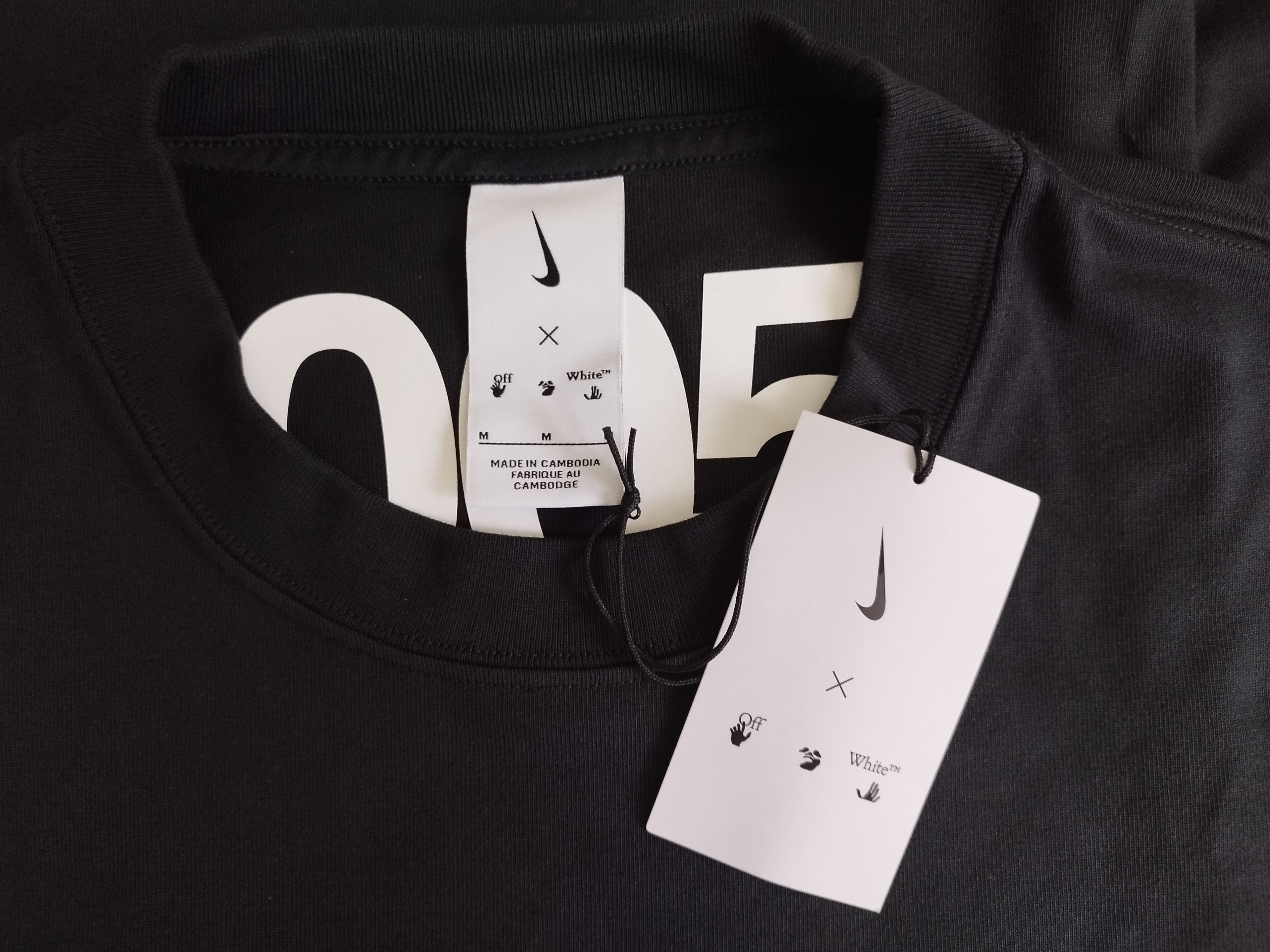 Nike × Off-White NIKE x Off-White Print new heavyweight cotton T-shirt tee Size US M / EU 48-50 / 2 - 6 Thumbnail