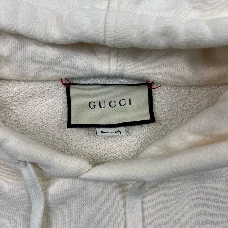 Gucci Gucci Logo letter printed hooded drawstring long-sleeved sw Size US XS / EU 42 / 0 - 6 Thumbnail