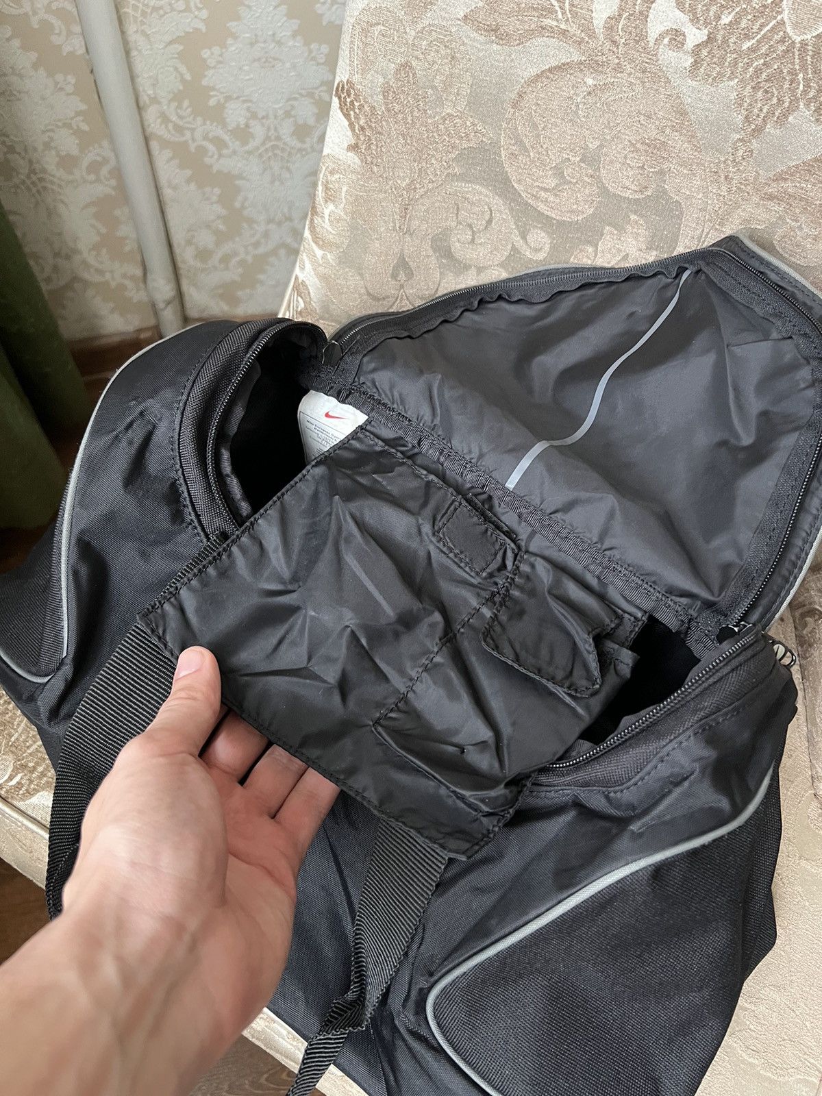 Nike × Vintage Vintage nike black bag 2000s Size ONE SIZE - 9 Thumbnail